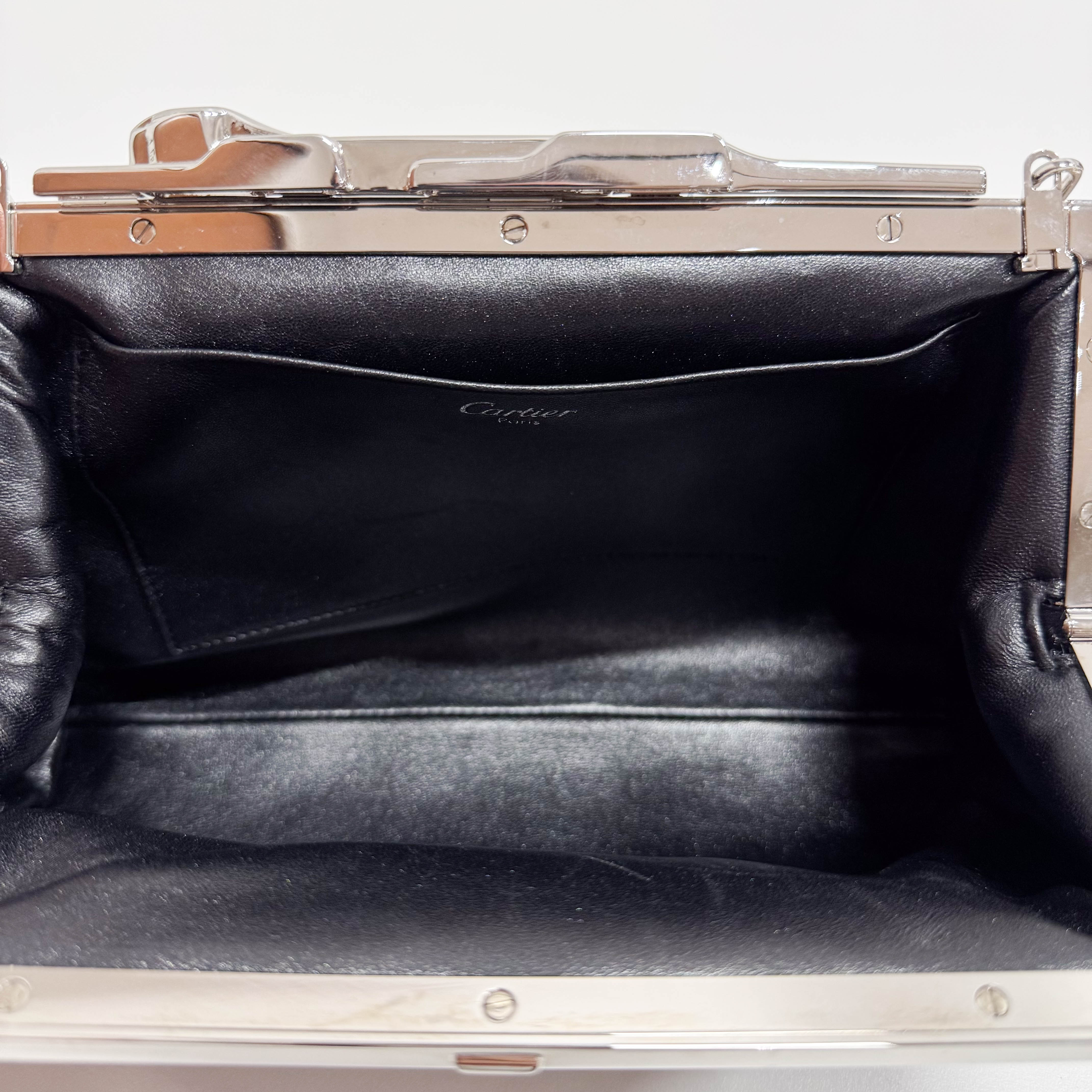 Panthère Black Pony Hair Shoulder Bag