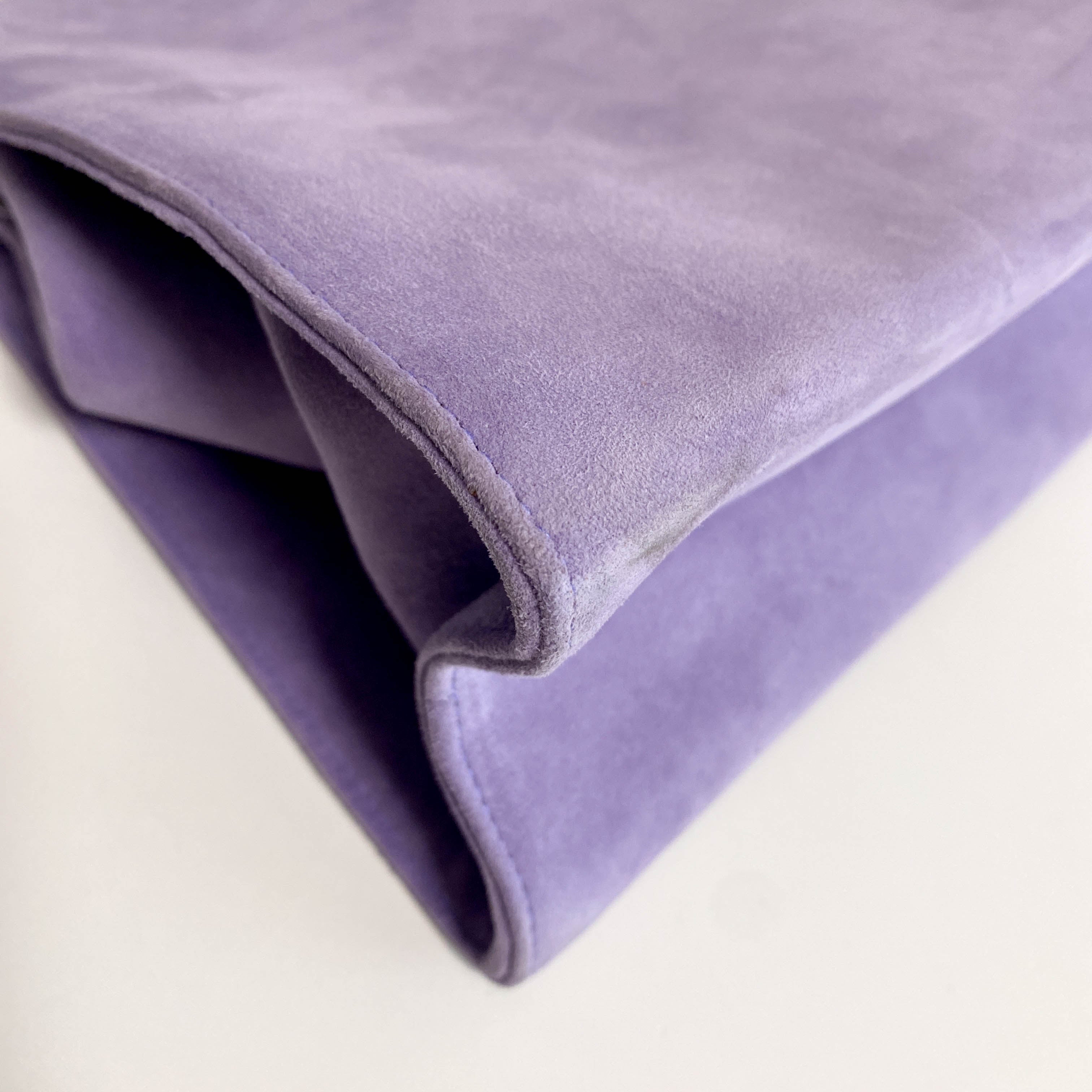Archive Purple Suede Top Handle Bag
