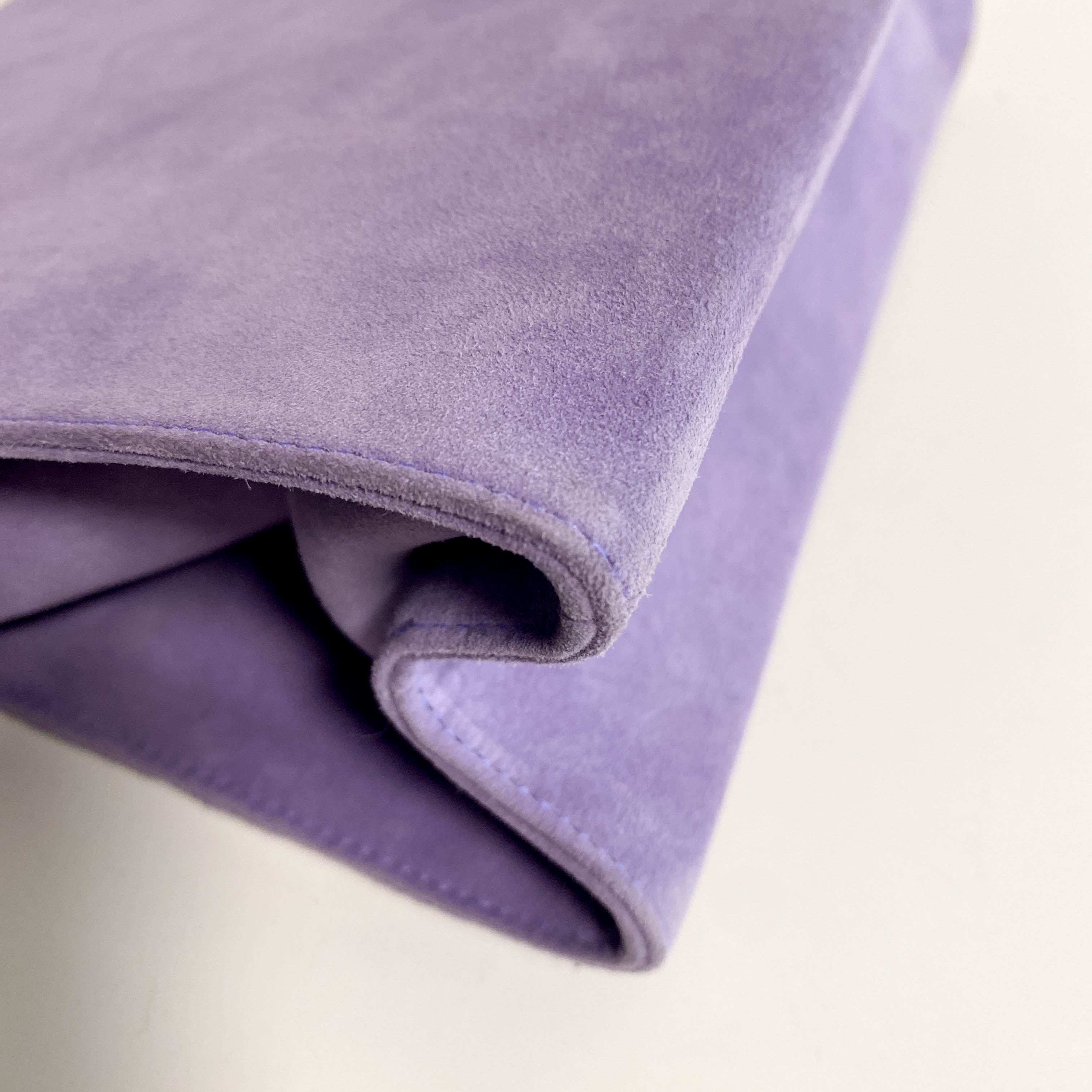 Archive Purple Suede Top Handle Bag