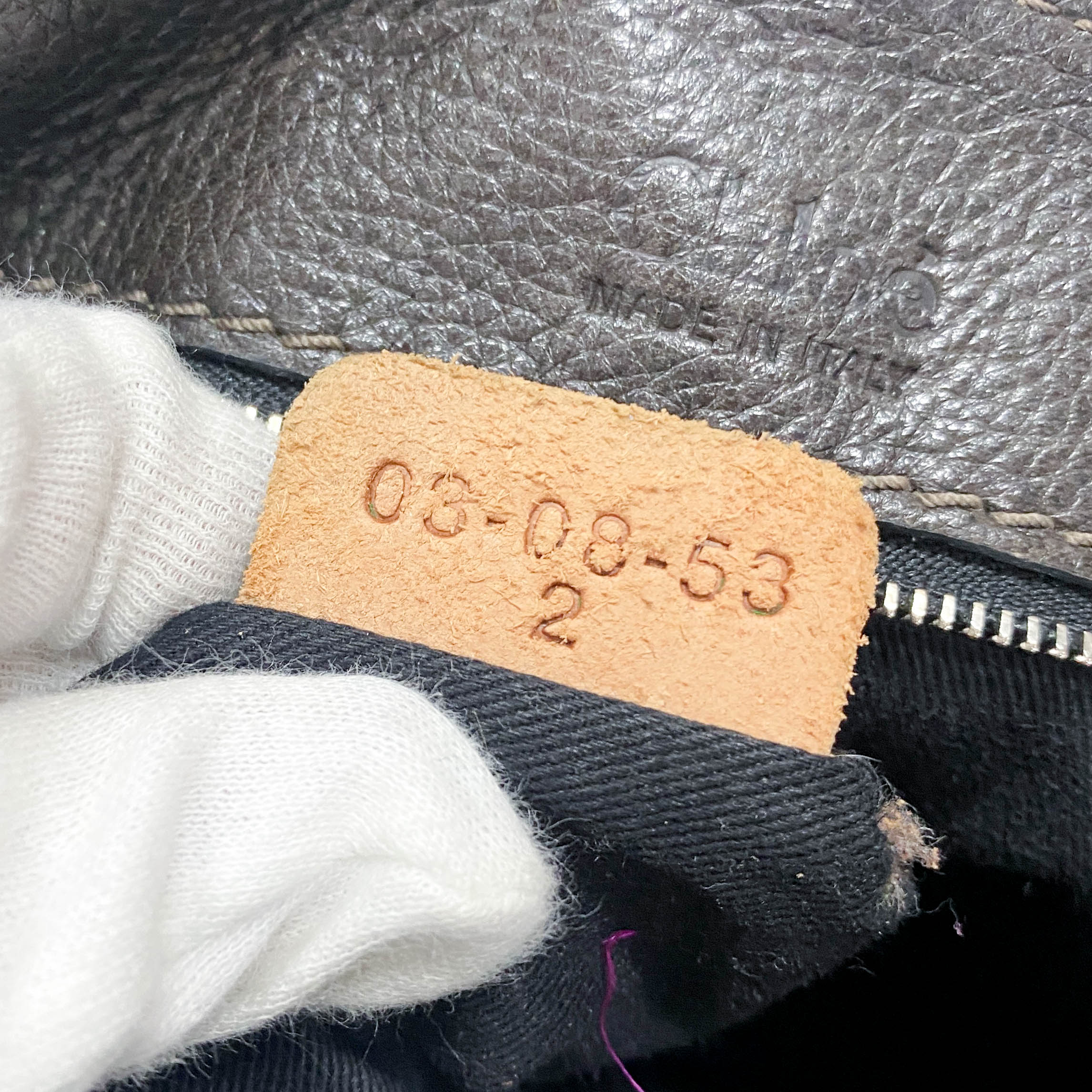 Paddington Brown Calfskin Leather Shoulder Bag