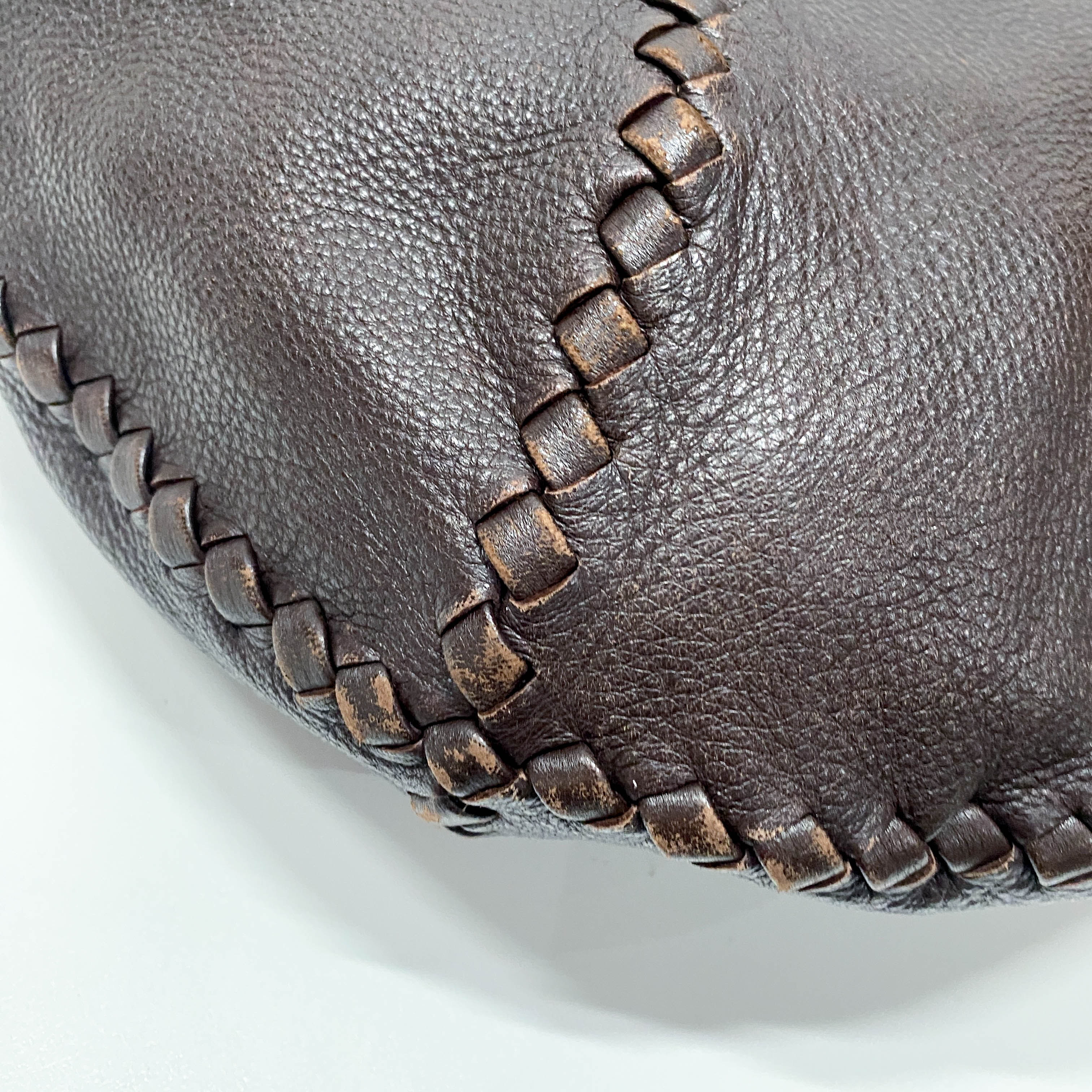 Brown Leather Hobo Bag