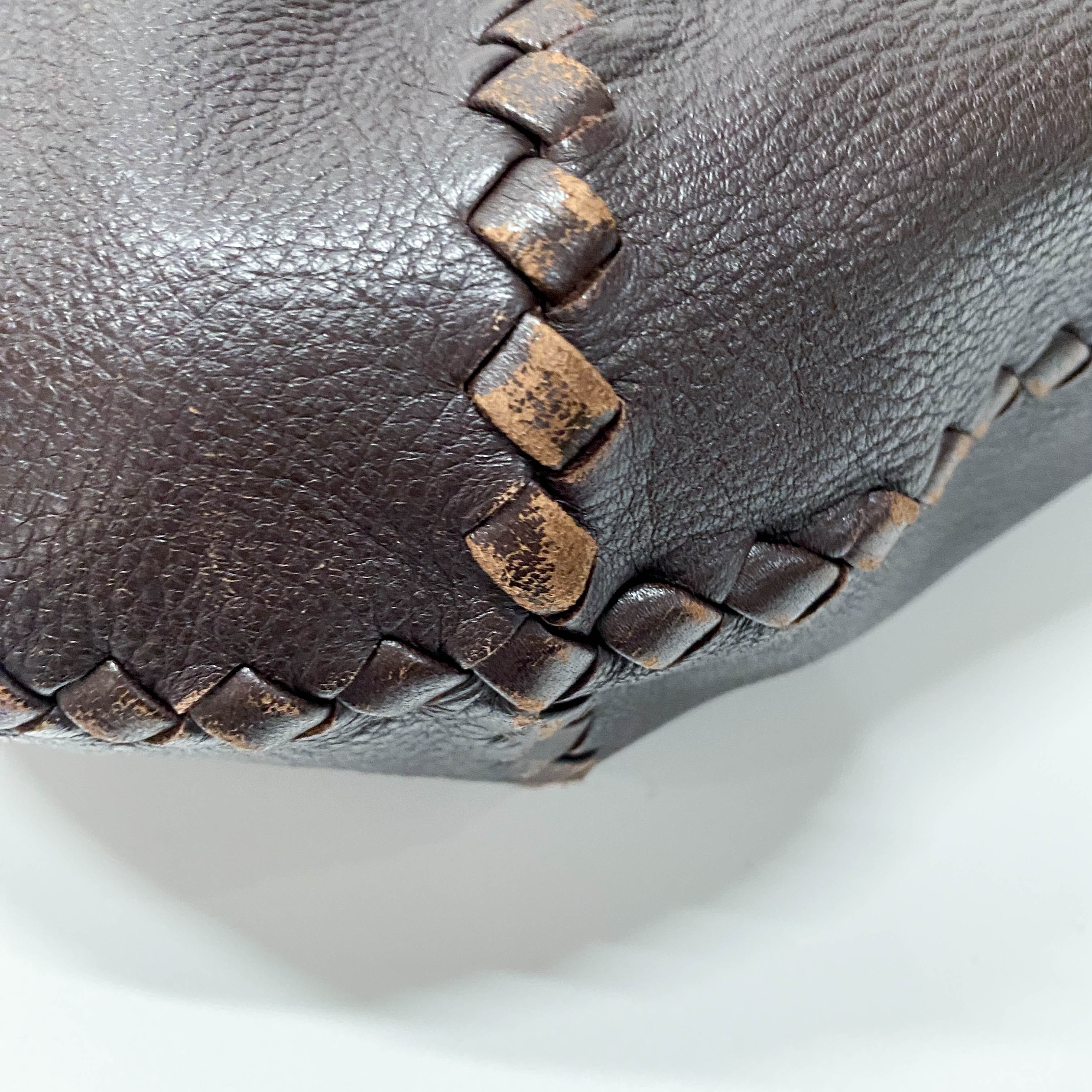Brown Leather Hobo Bag