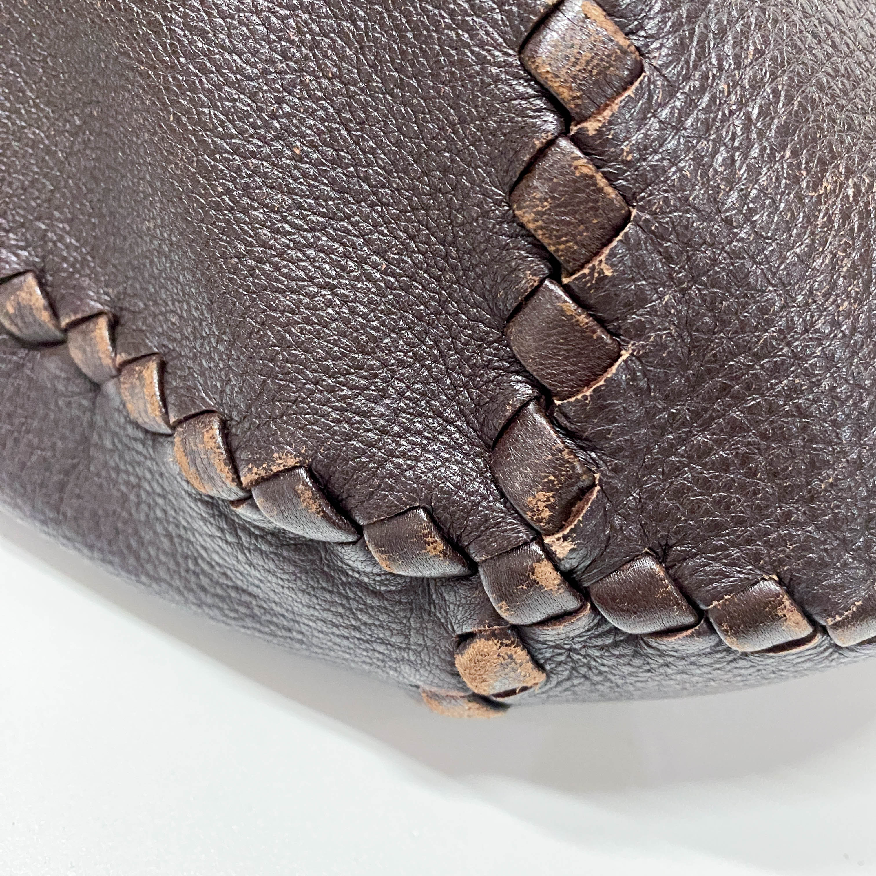 Brown Leather Hobo Bag