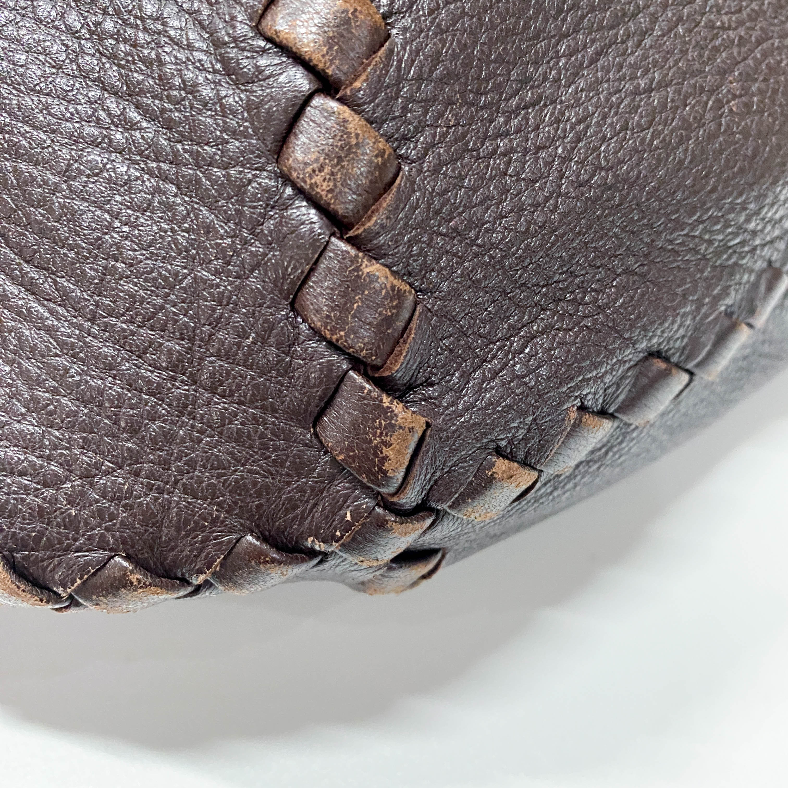 Brown Leather Hobo Bag