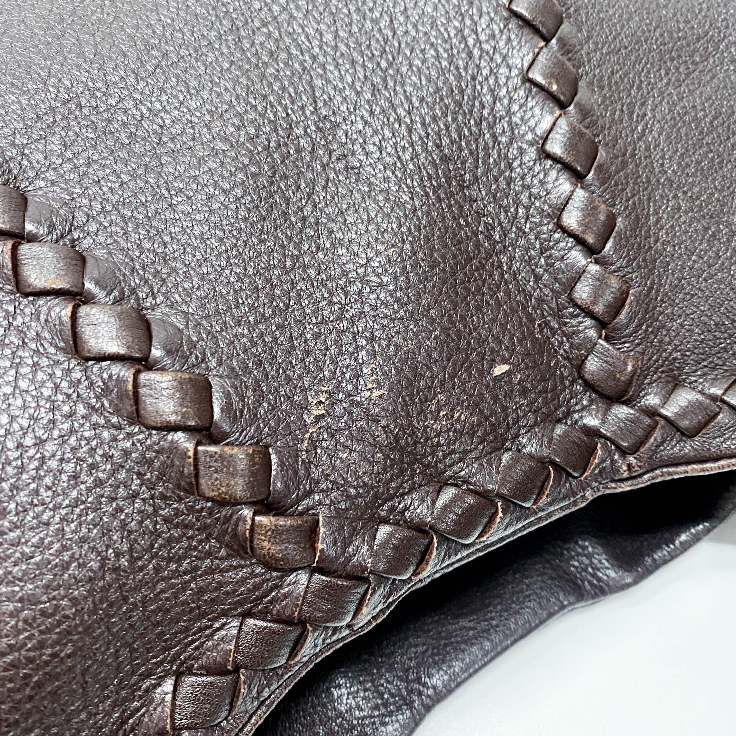Brown Leather Hobo Bag