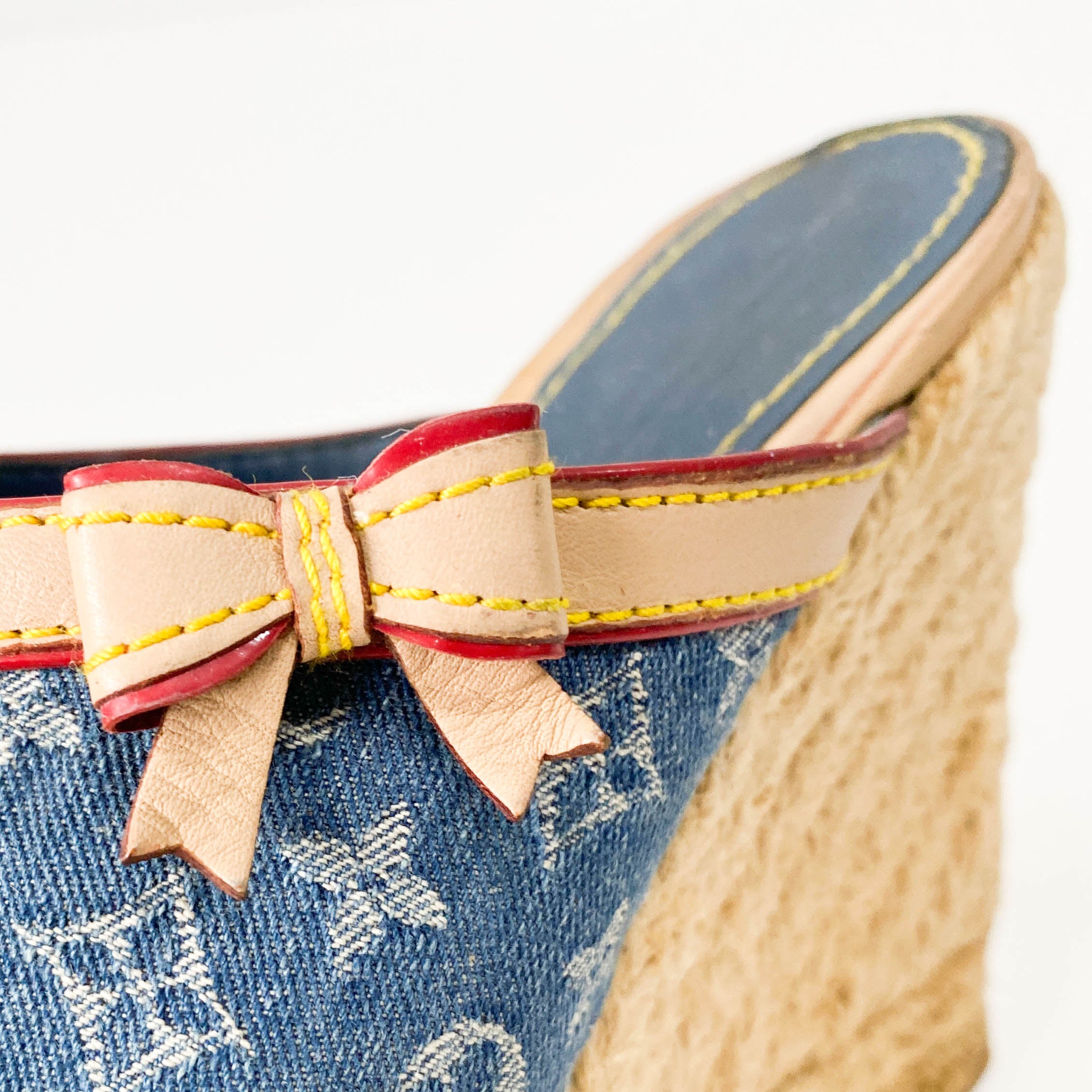 Monogram Denim Sandals EU36.5