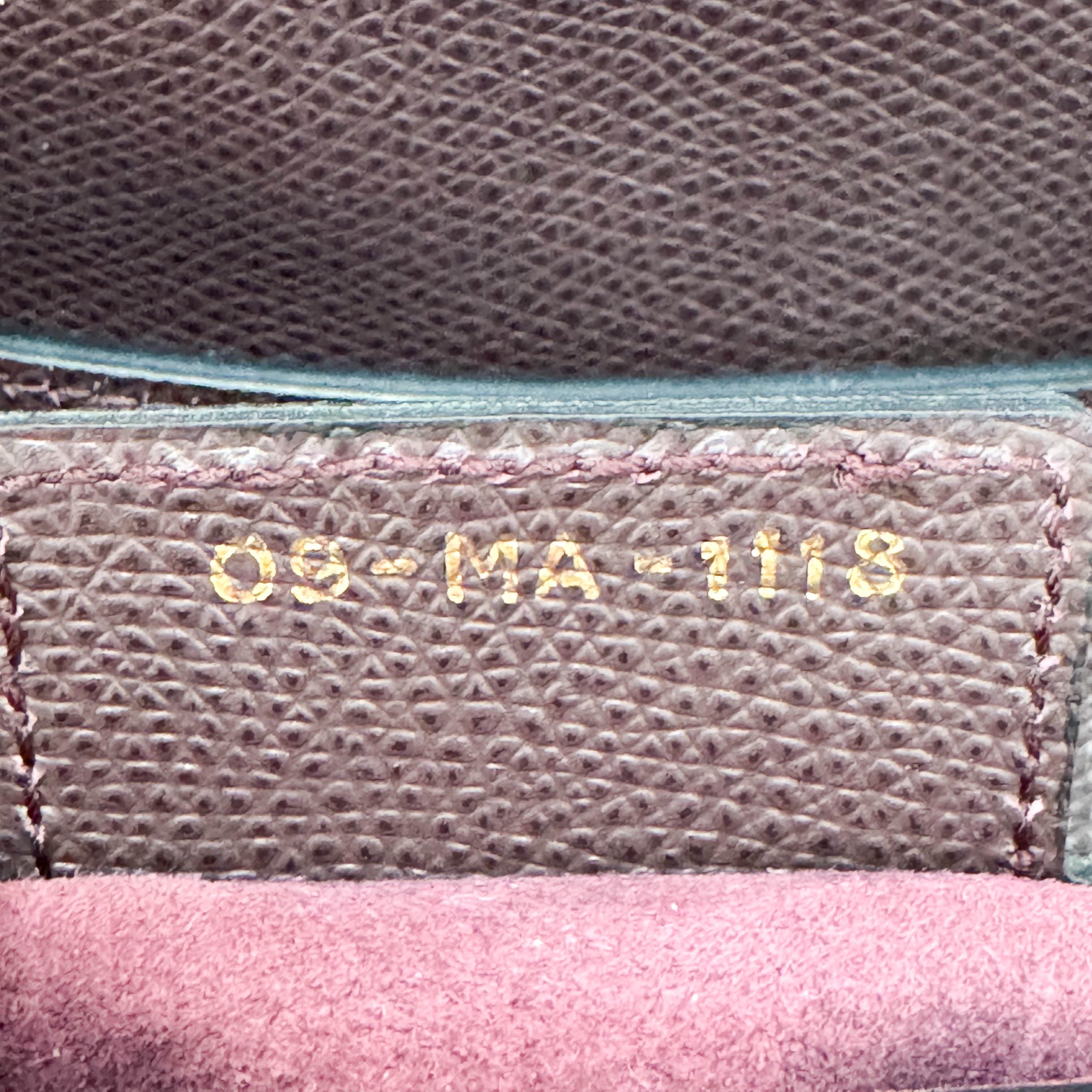 Saddle Bordeaux Leather Shoulder Bag