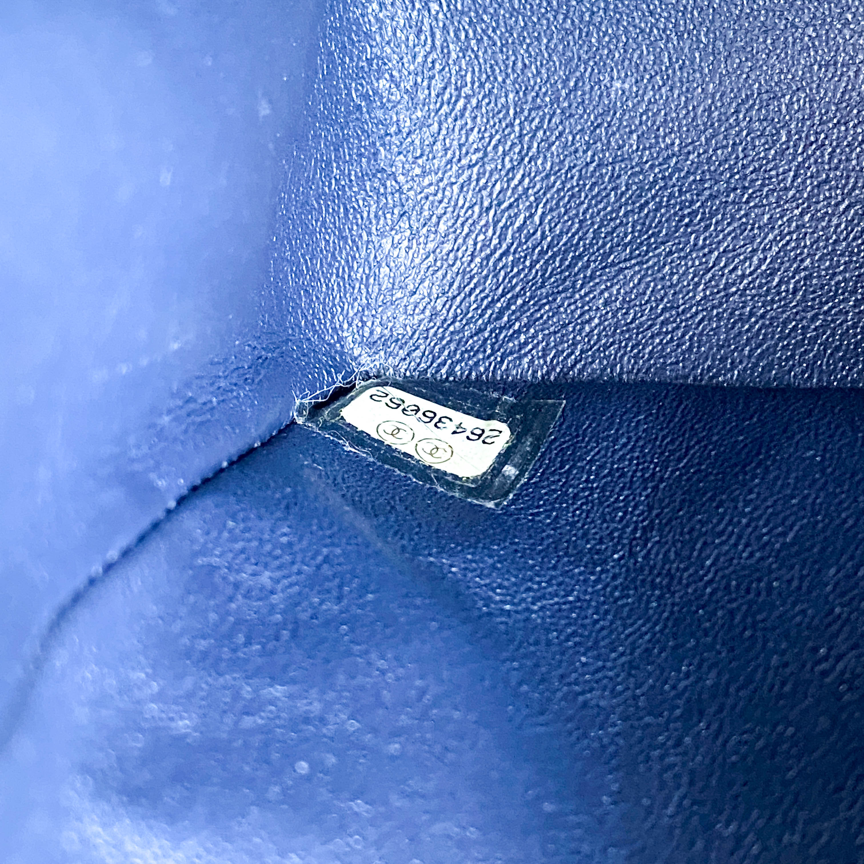 Navy Timeless Classic Double Flap Quilted Shoulder Bag