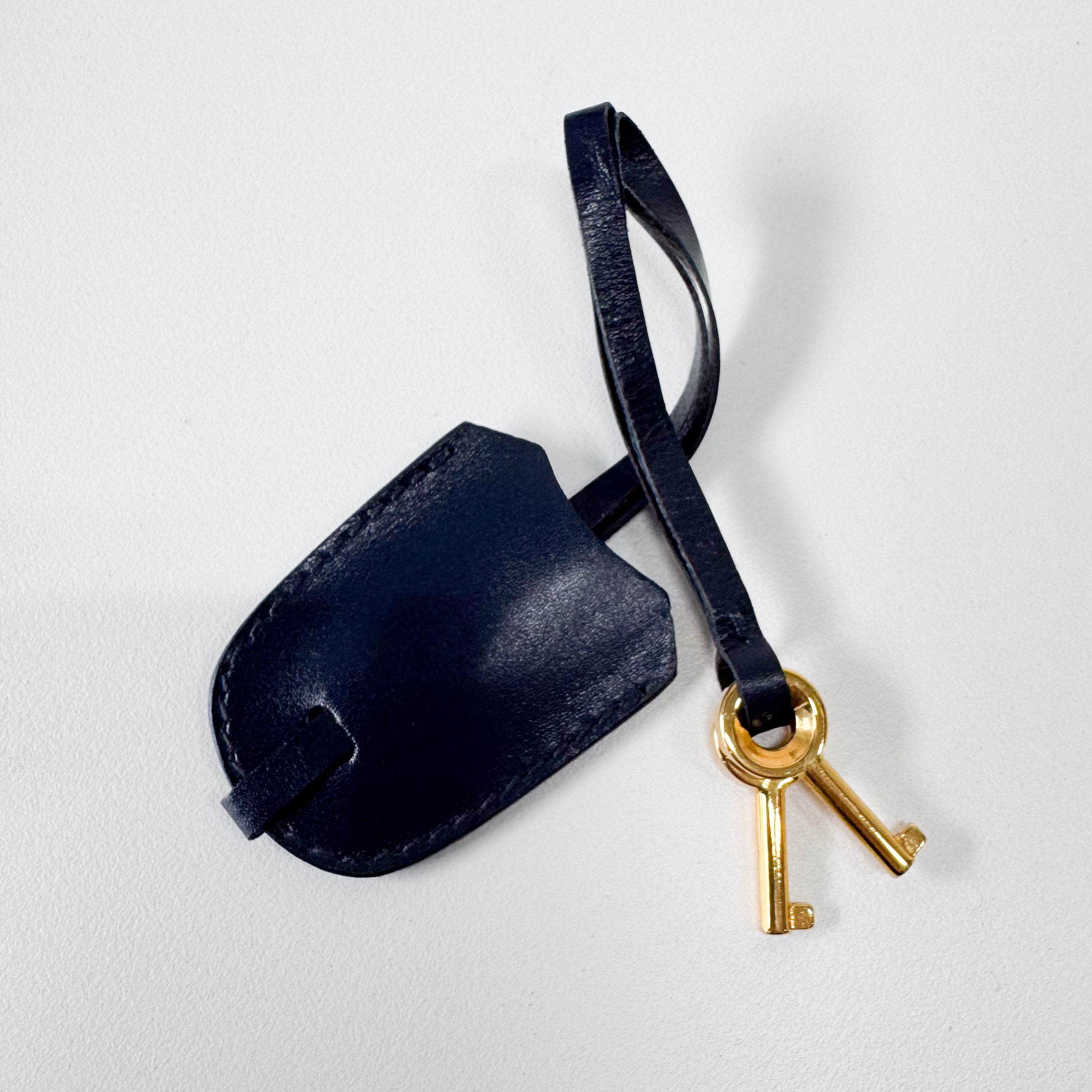 Vintage Navy Pony Hair Backback