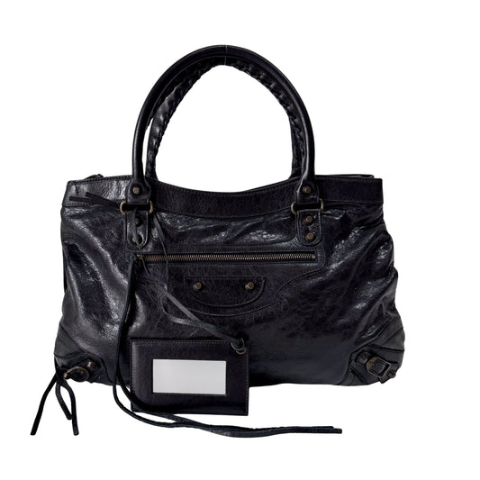 Part Time Black Calfskin Leather Bag