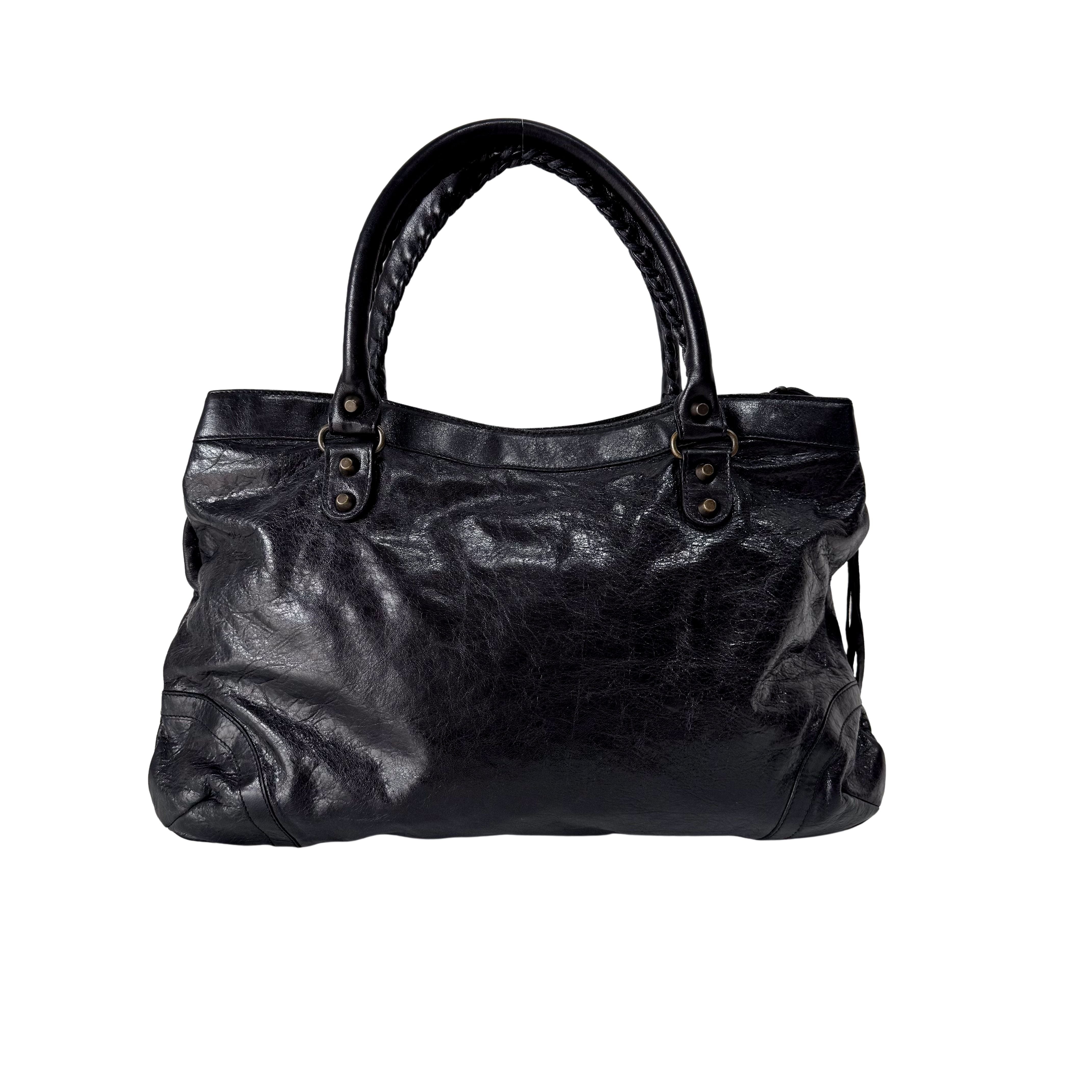 Part Time Black Calfskin Leather Bag