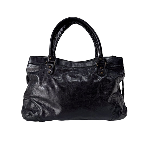 Part Time Black Calfskin Leather Bag