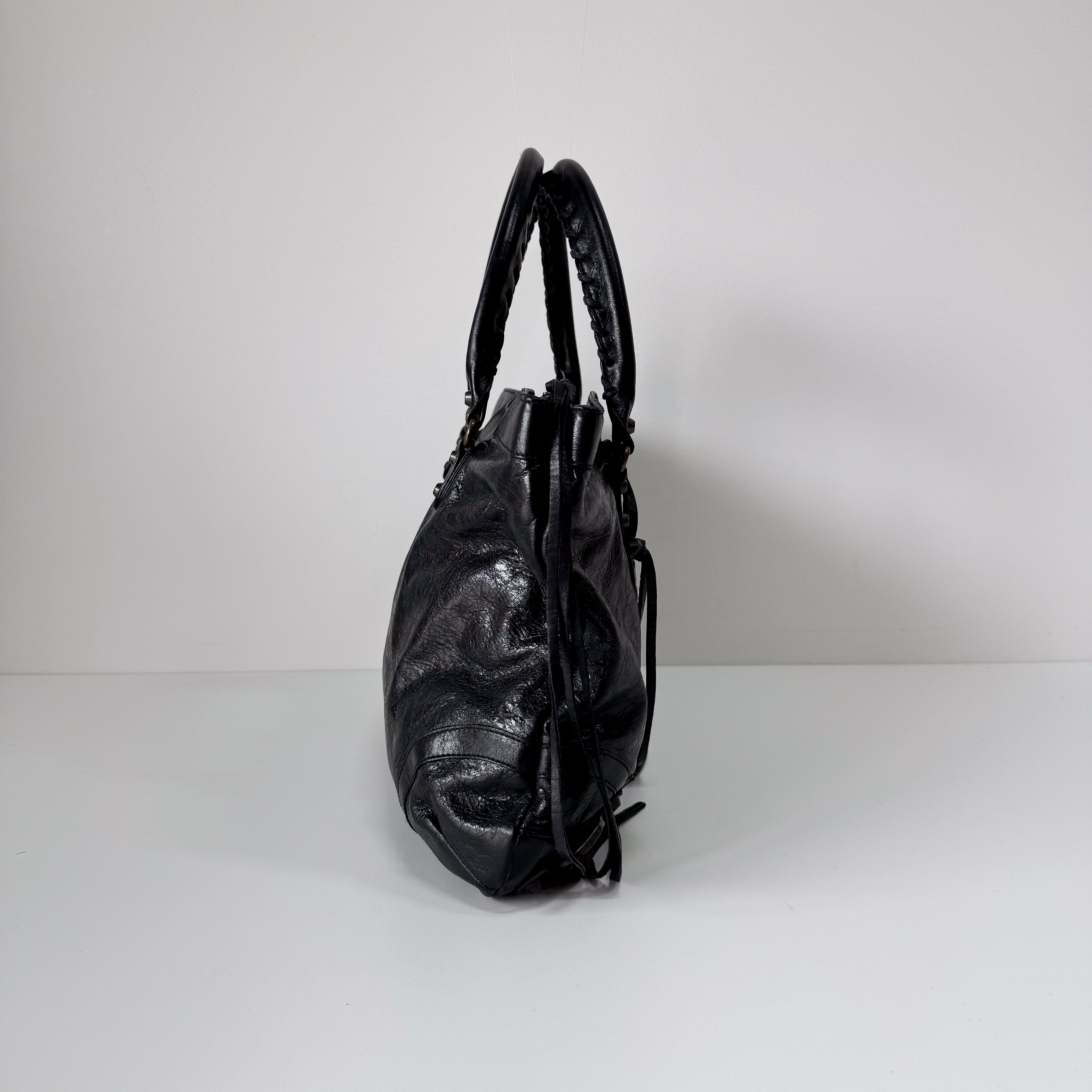 Part Time Black Calfskin Leather Bag
