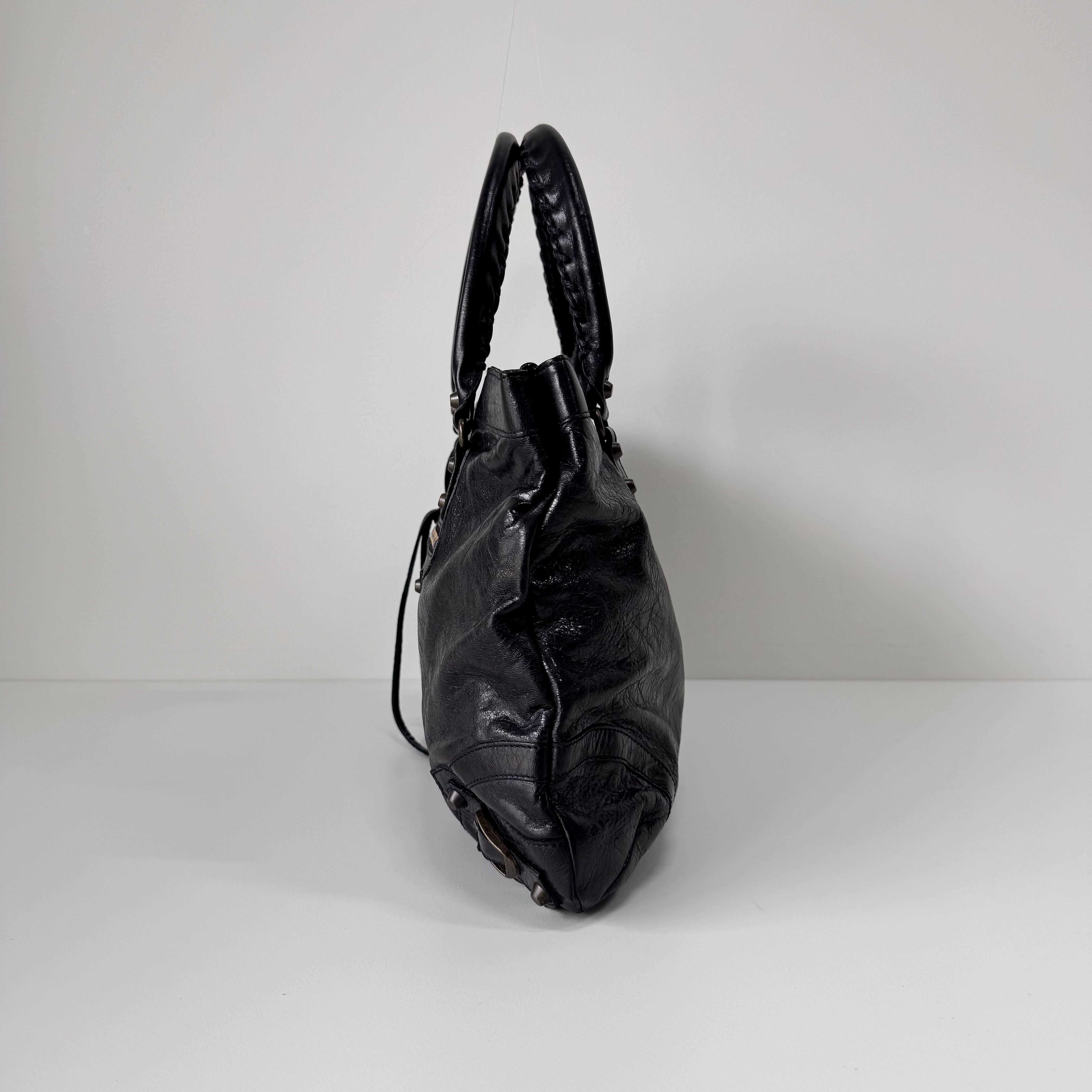 Part Time Black Calfskin Leather Bag