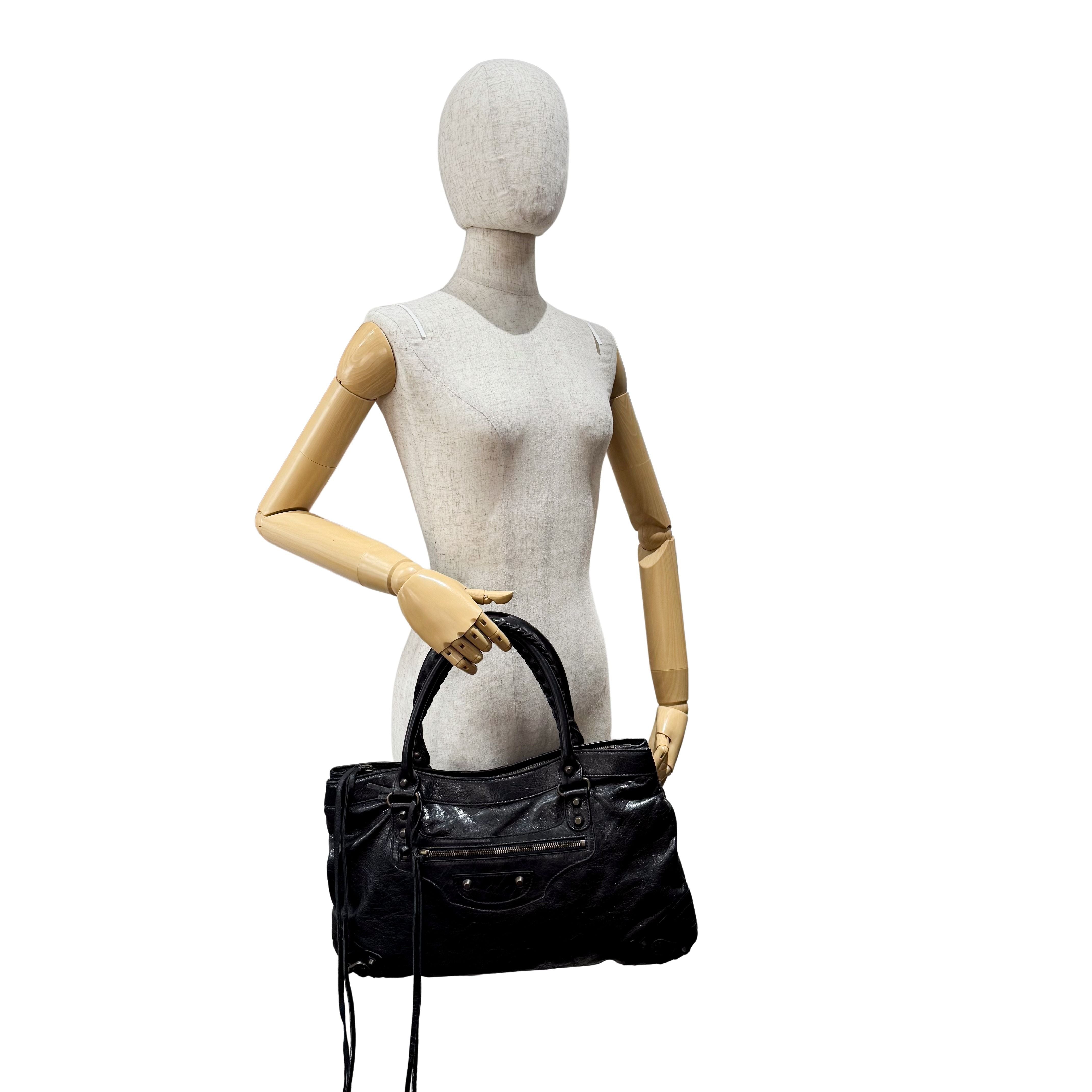 Part Time Black Calfskin Leather Bag