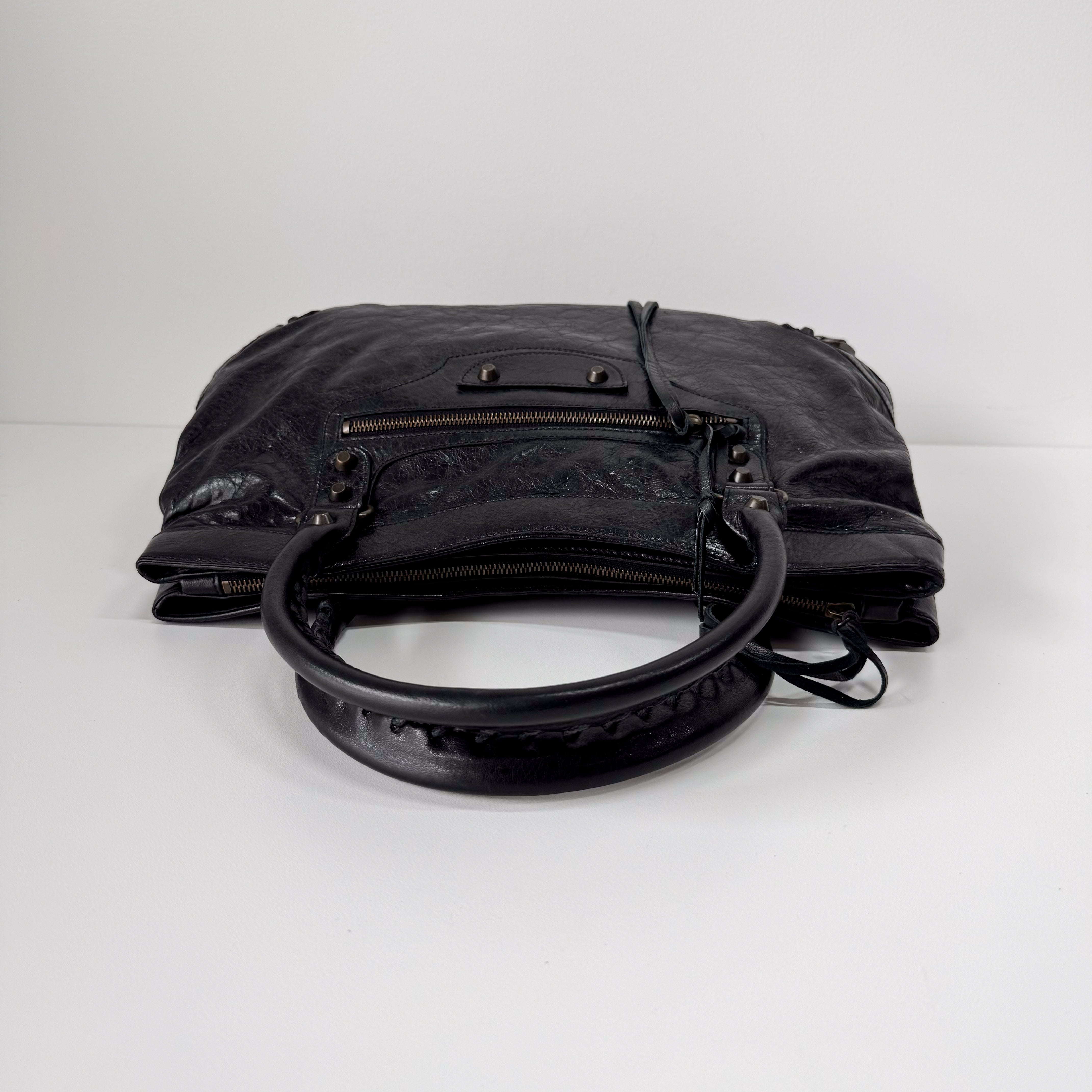 Part Time Black Calfskin Leather Bag