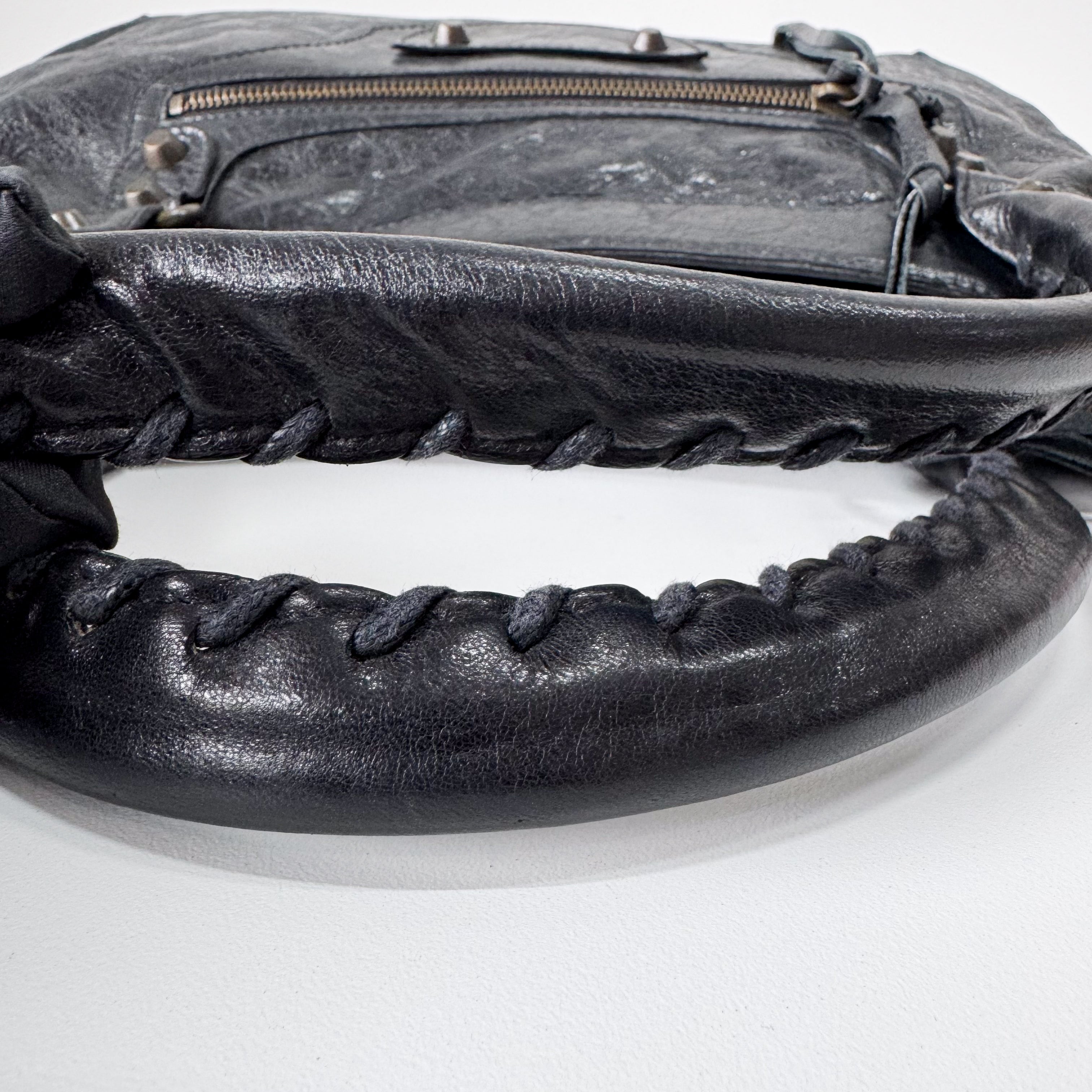 Part Time Black Calfskin Leather Bag