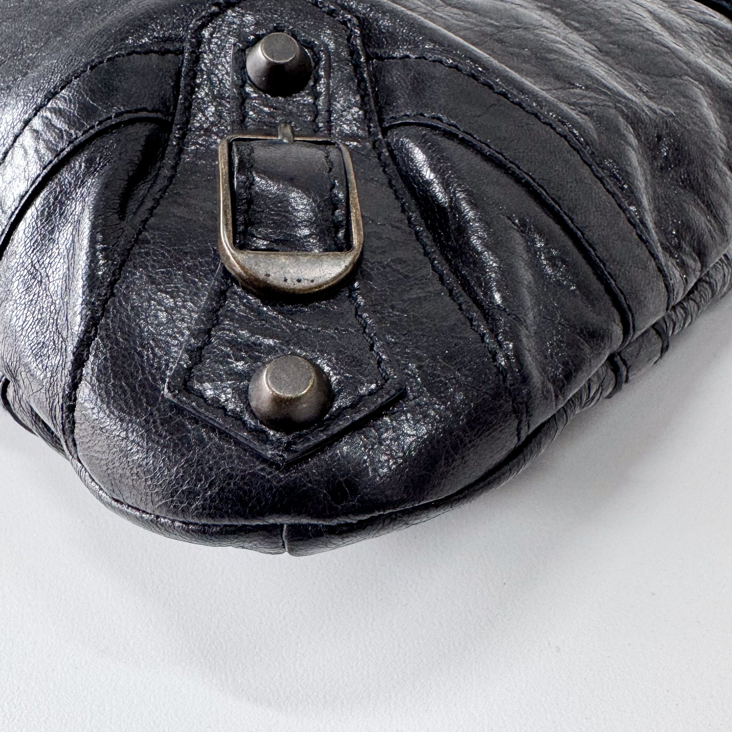 Part Time Black Calfskin Leather Bag
