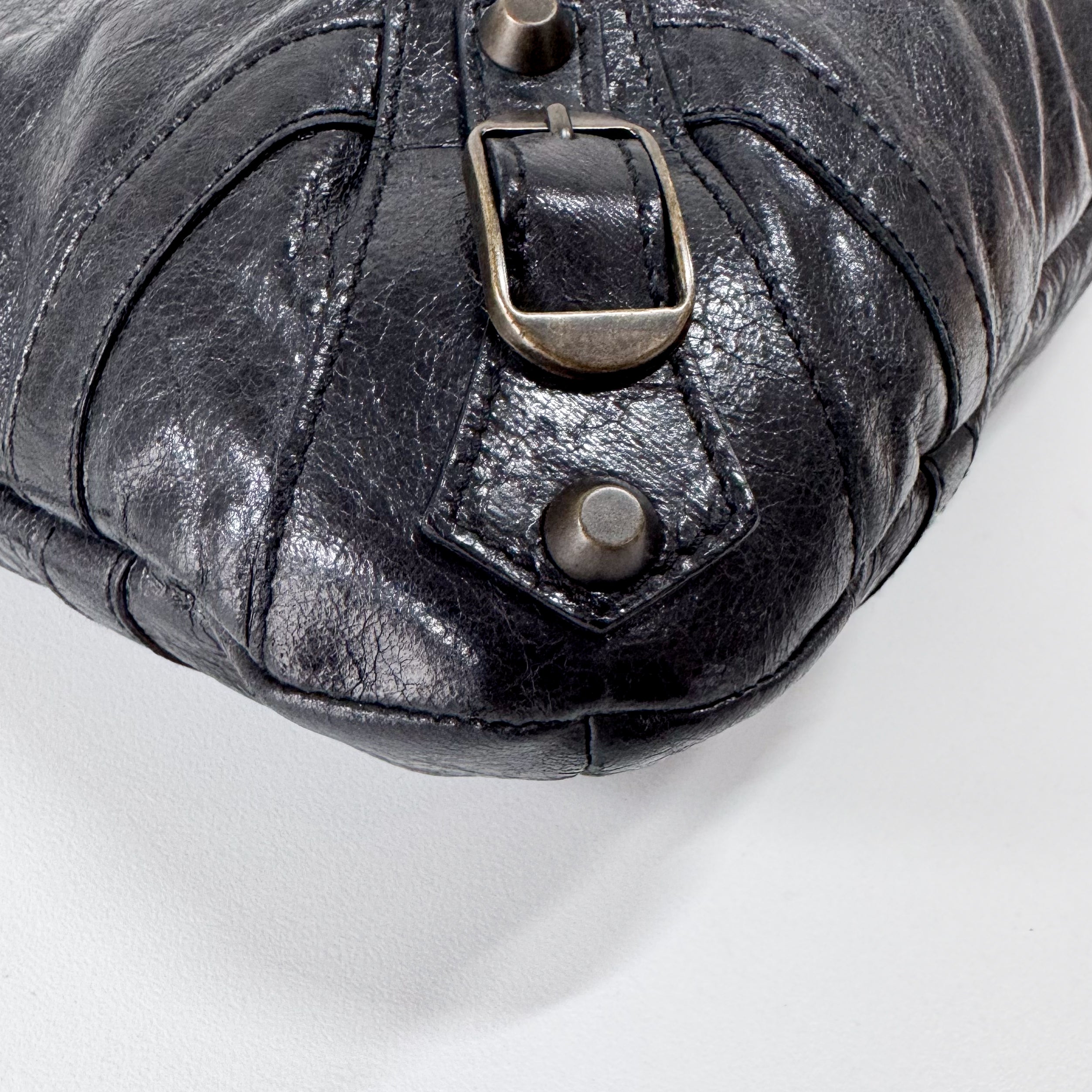 Part Time Black Calfskin Leather Bag