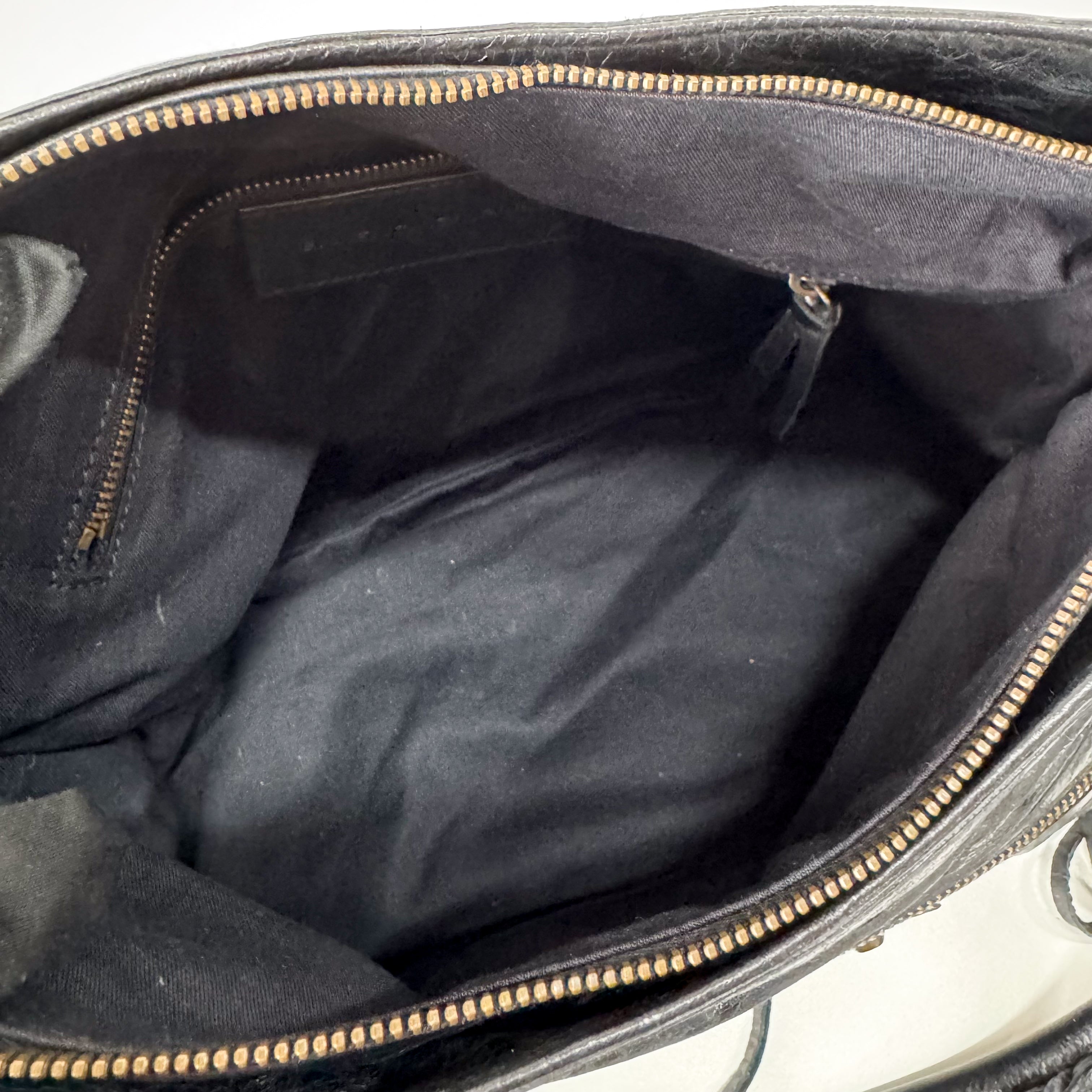 Part Time Black Calfskin Leather Bag