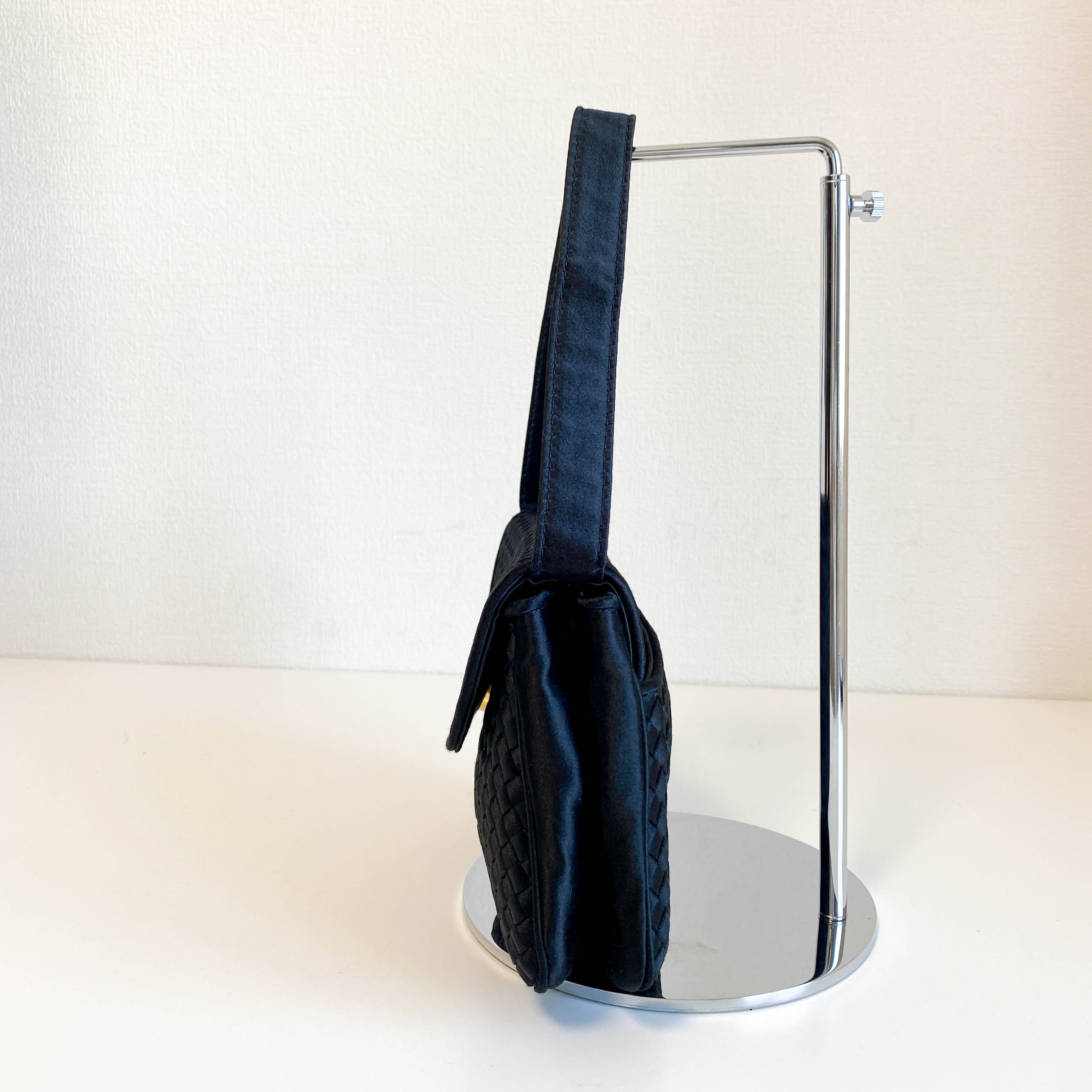 Intrecciato Satin Mini Handbag