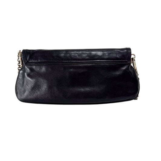 Black Leather Shoulder Bag