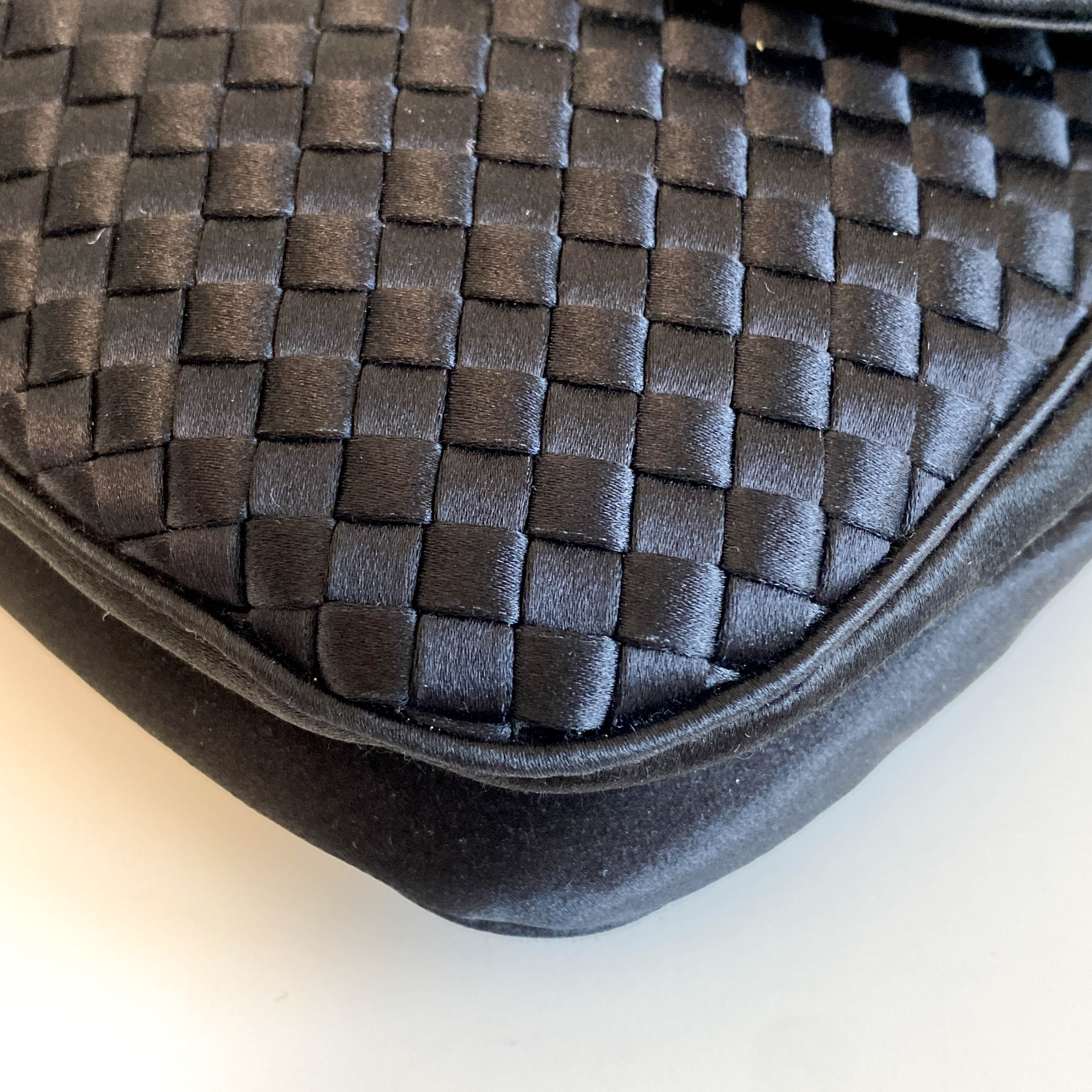 Intrecciato Satin Mini Handbag