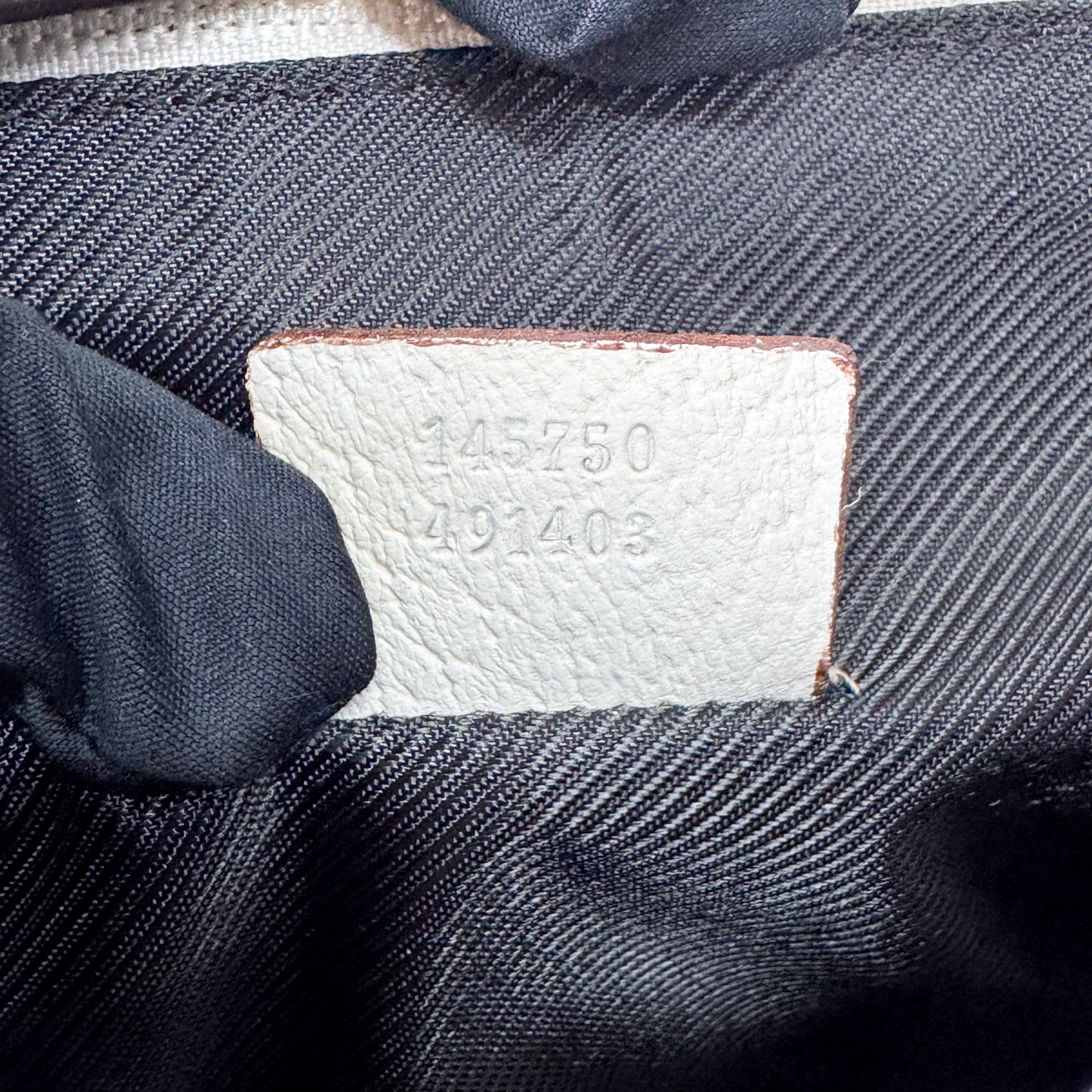 GG Abby Small Beige Canvas Shoulder Bag