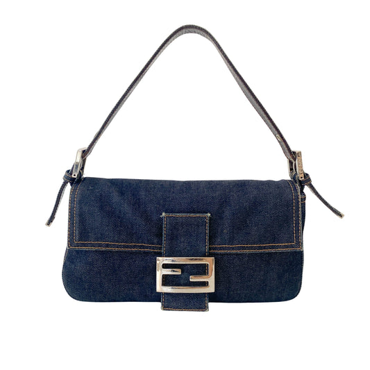 Baguette Denim Bag