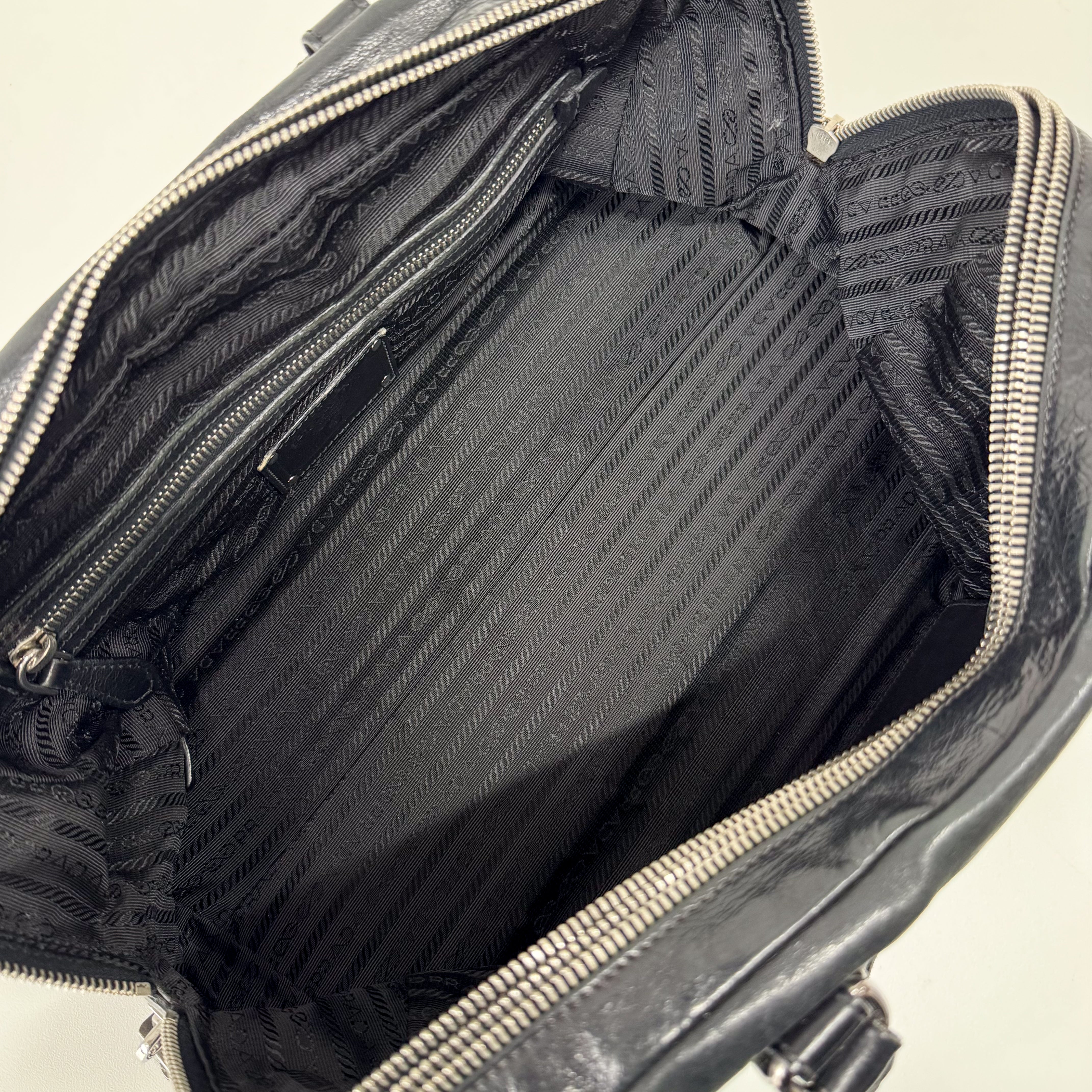 Black Leather Shoulder Bag