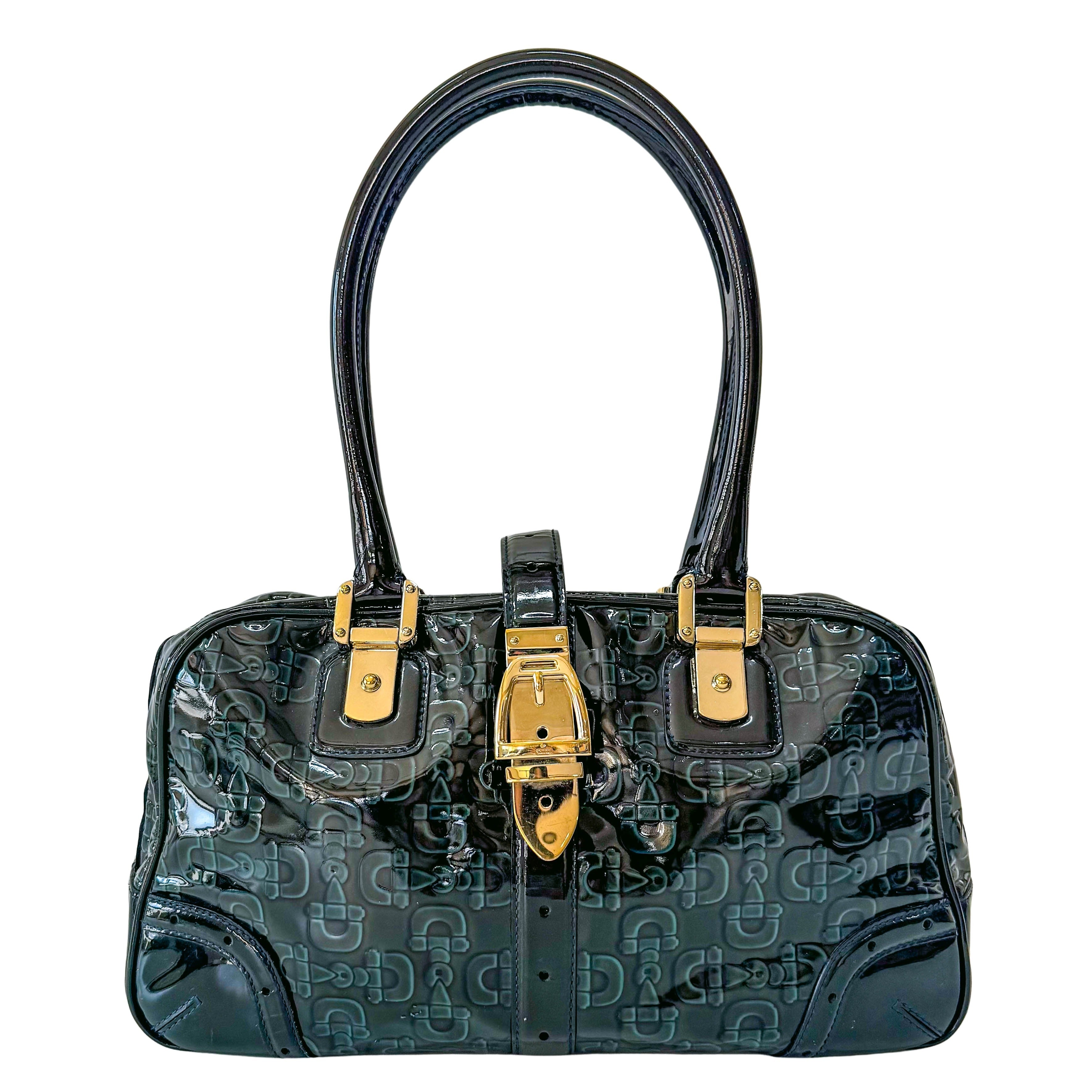 Green Leather Vintage Handbag