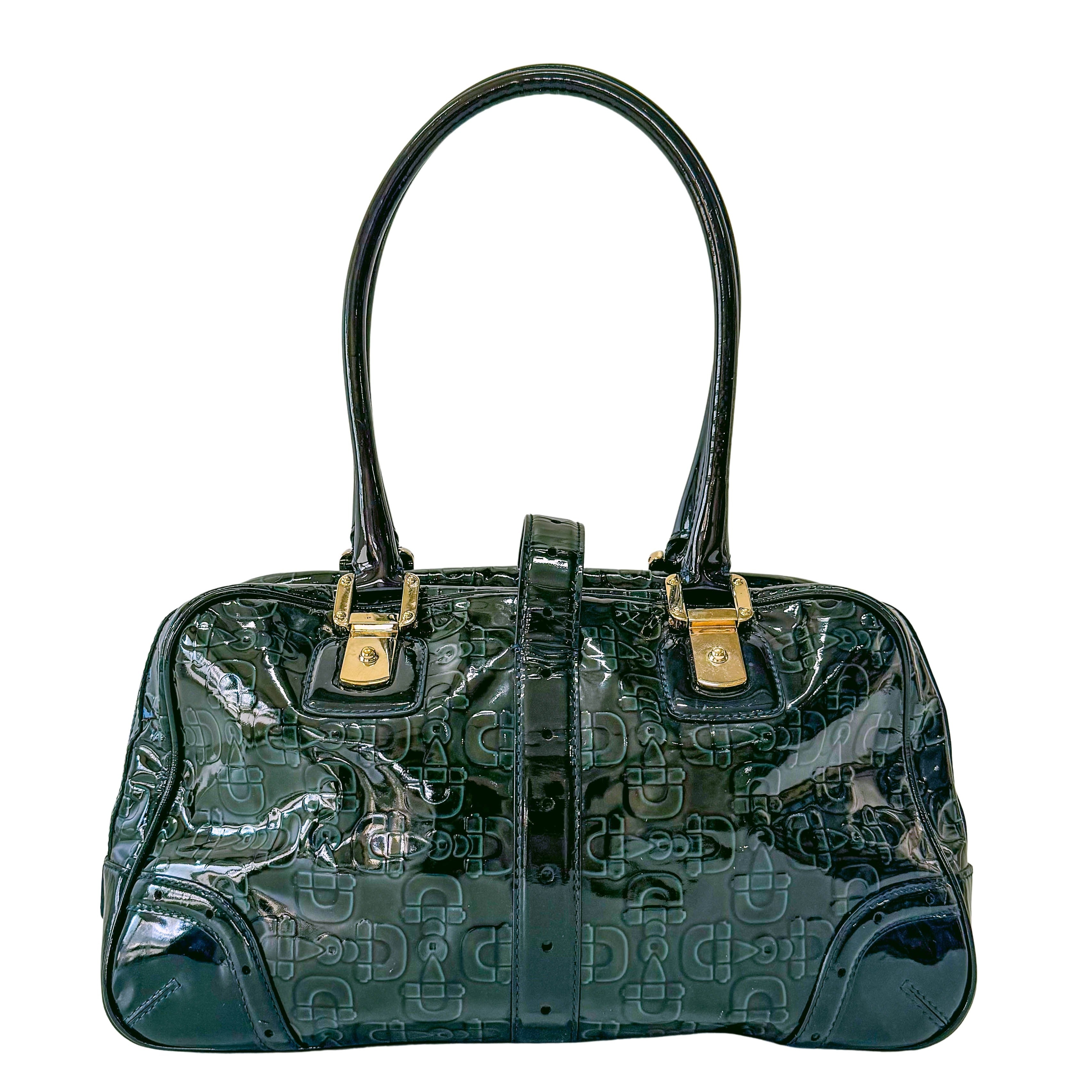 Green Leather Vintage Handbag