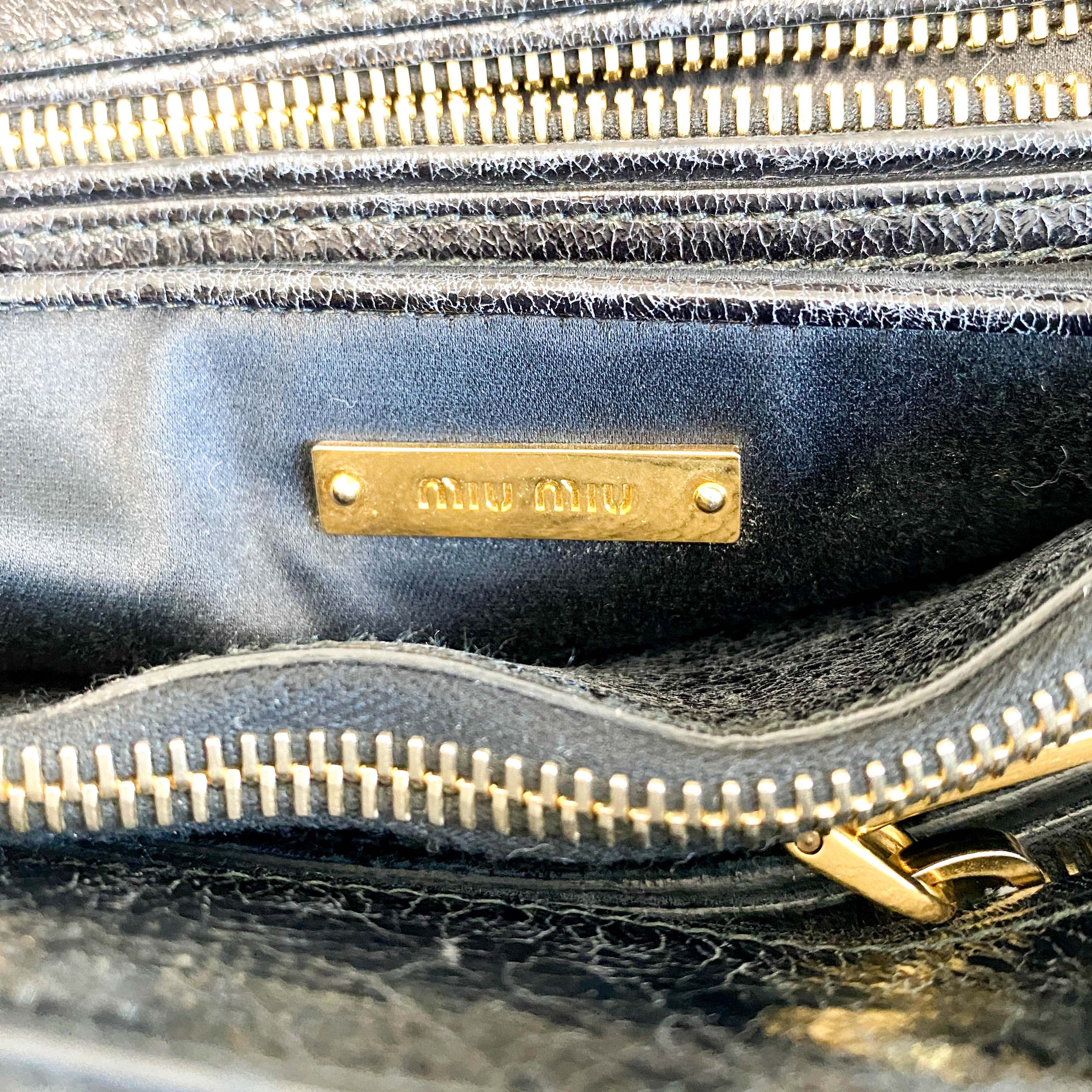 Black Leather Shoulder Bag