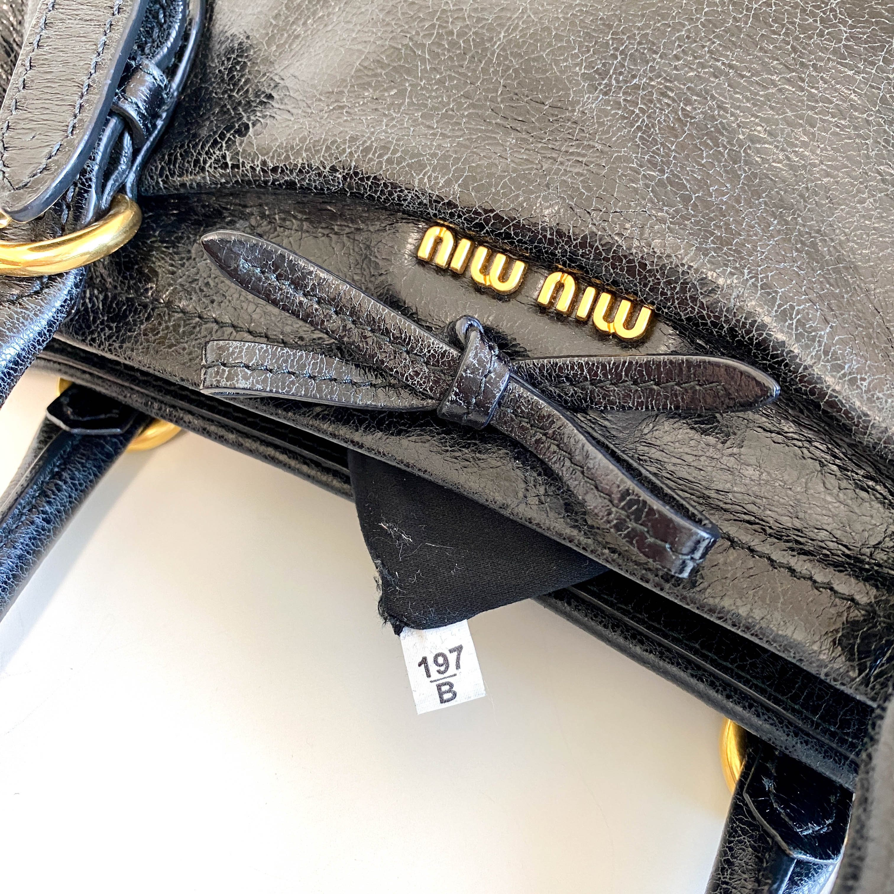 Black Leather Shoulder Bag