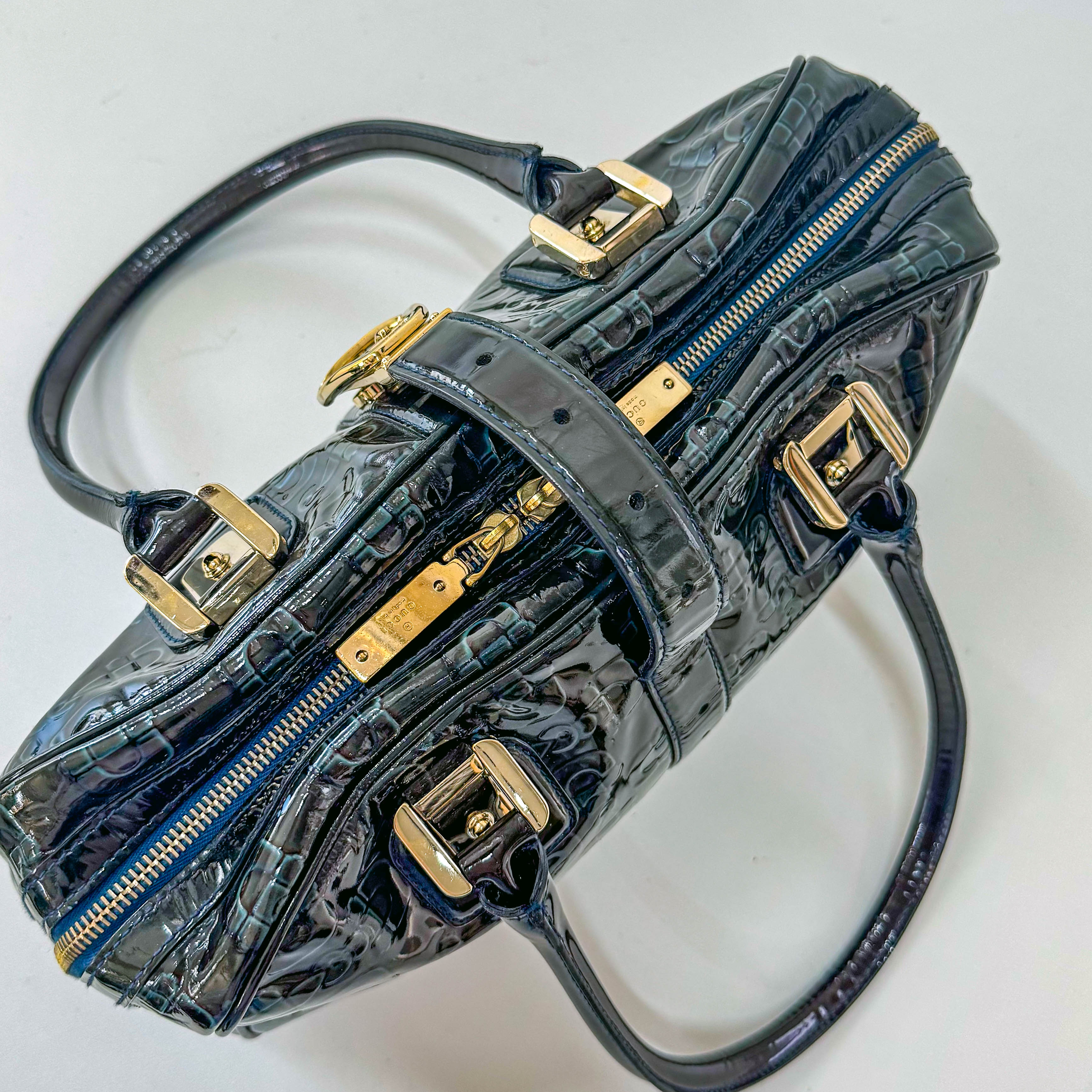 Green Leather Vintage Handbag