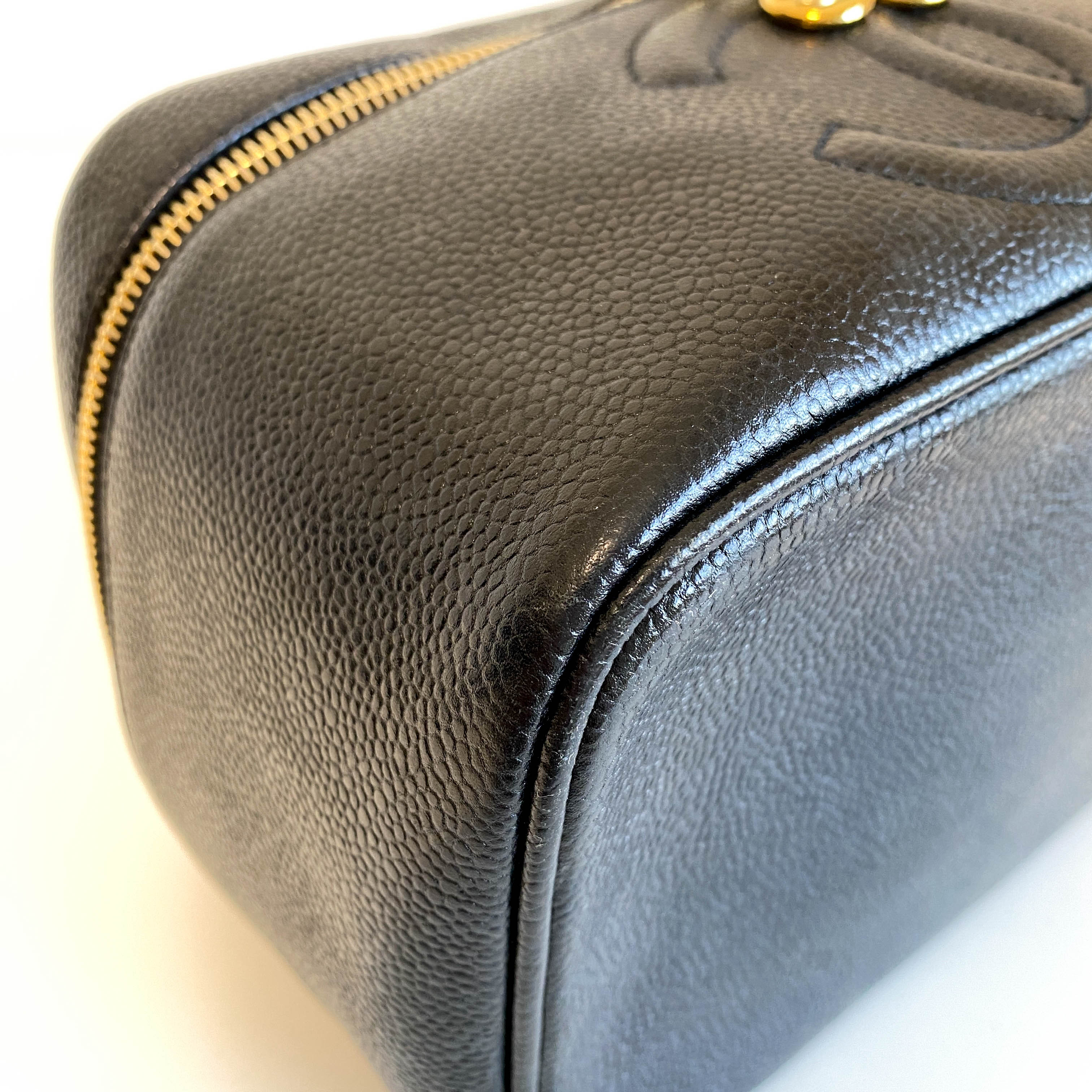 Vanity Case Black Pouch Bag