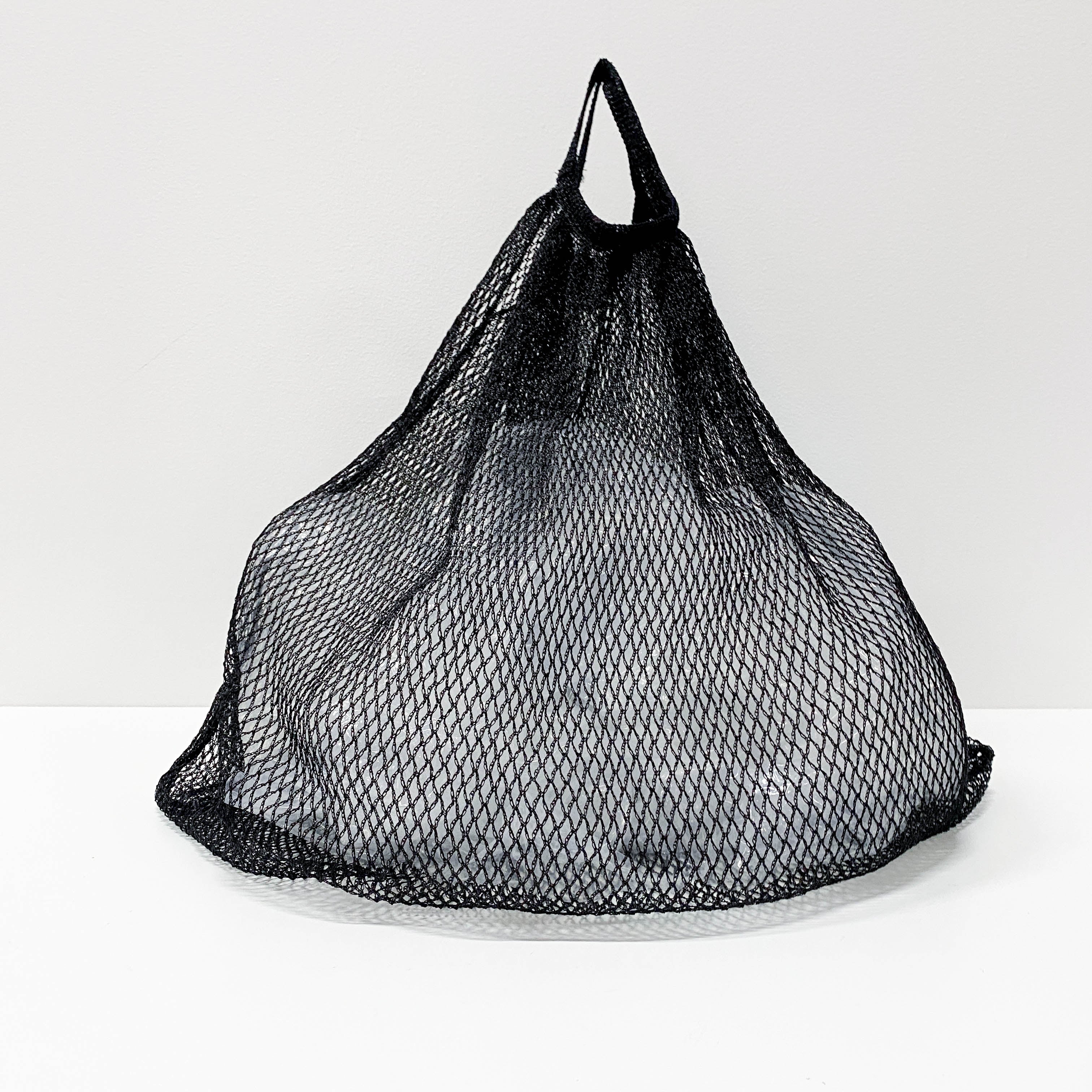 Black Mesh Handbag