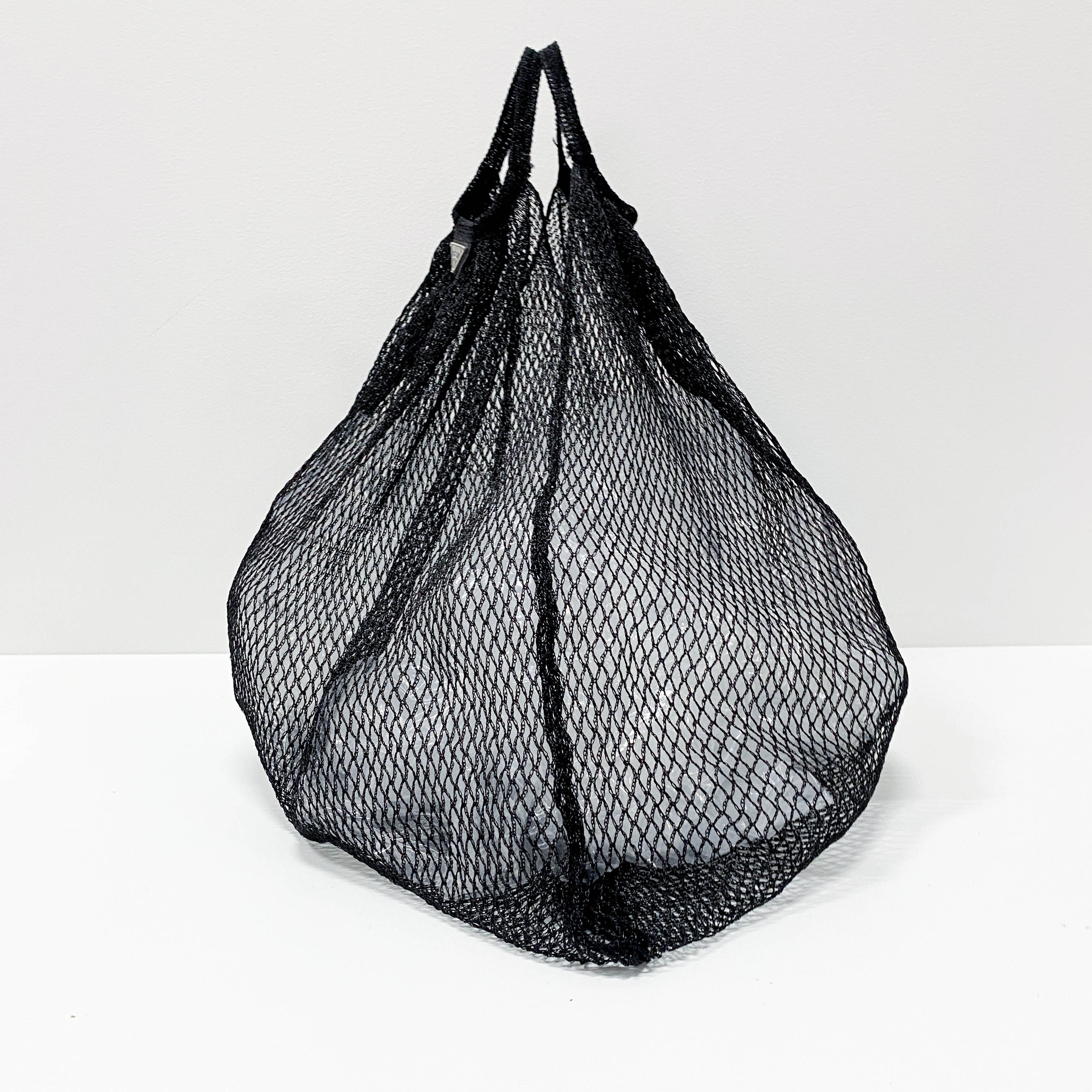 Black Mesh Handbag