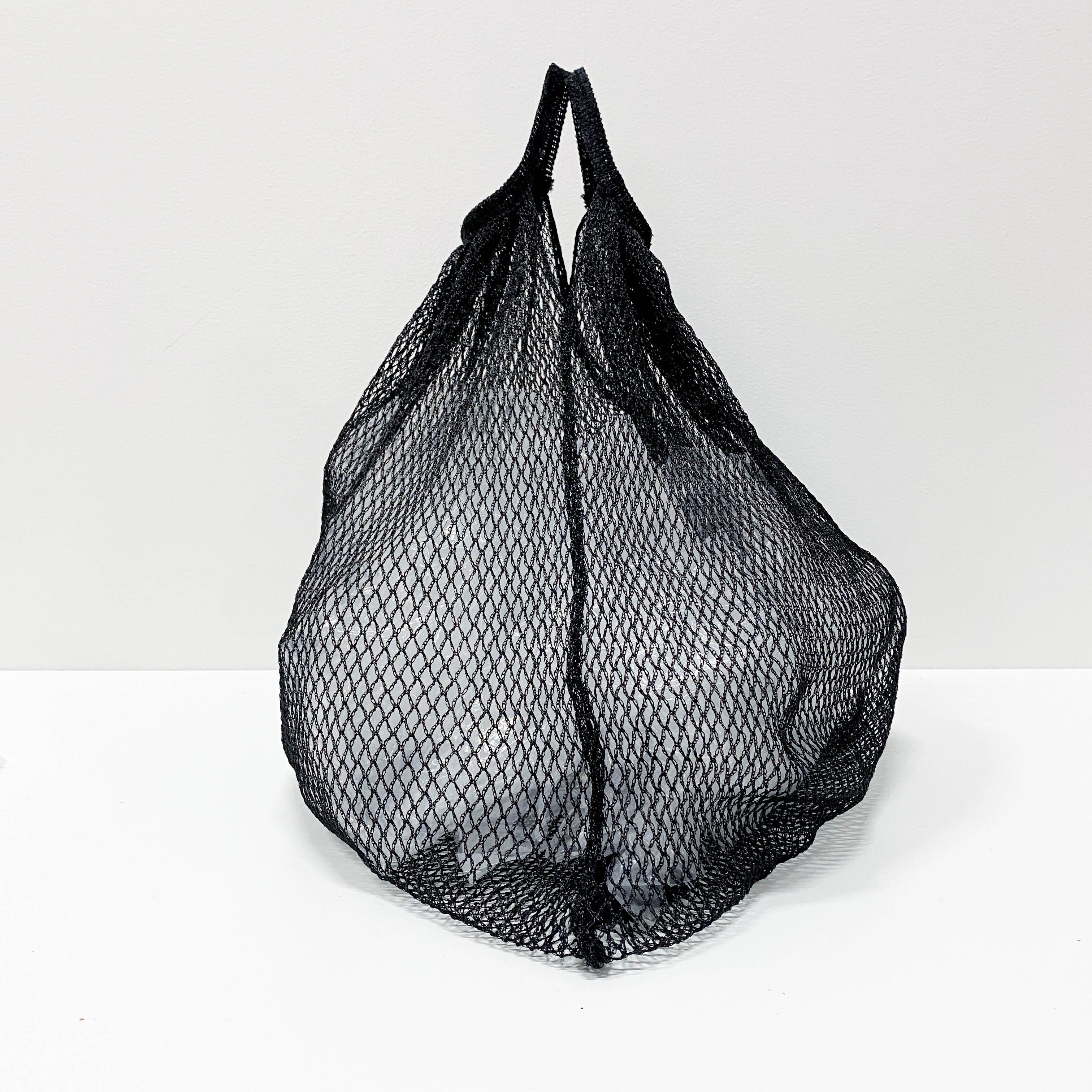 Black Mesh Handbag