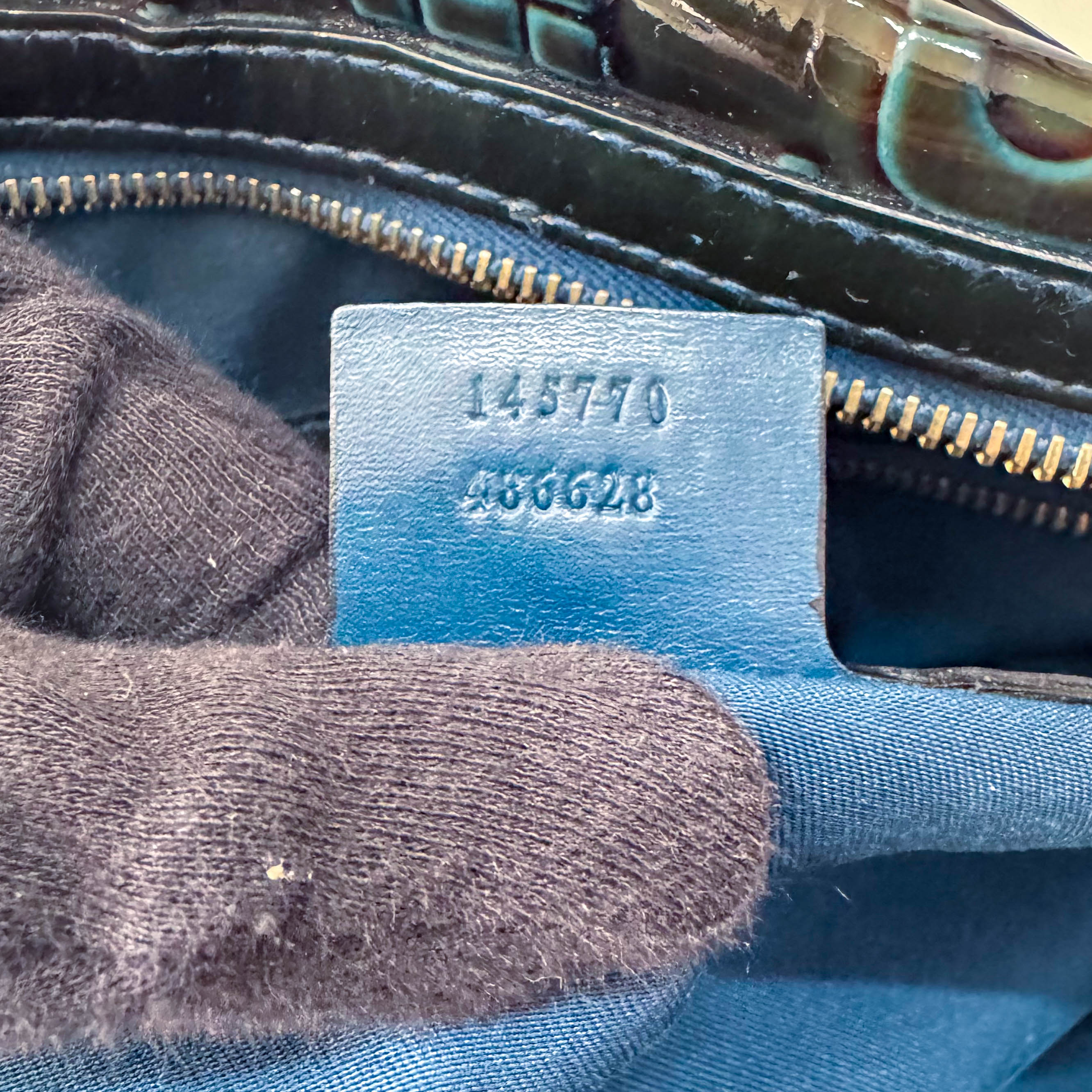 Green Leather Vintage Handbag