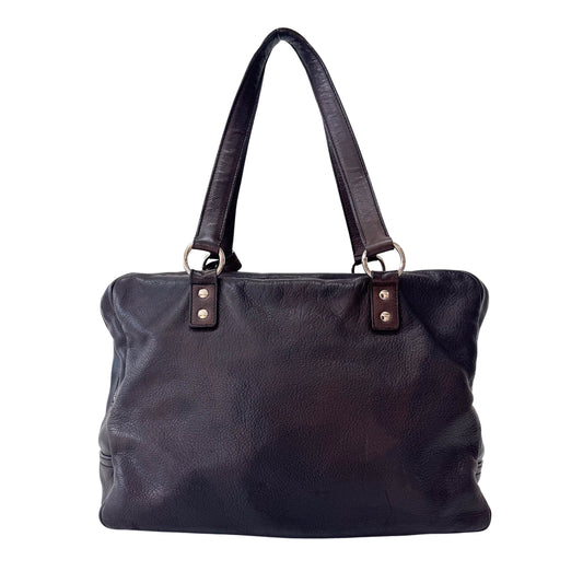 Archive Brown Leather Shoulder Bag