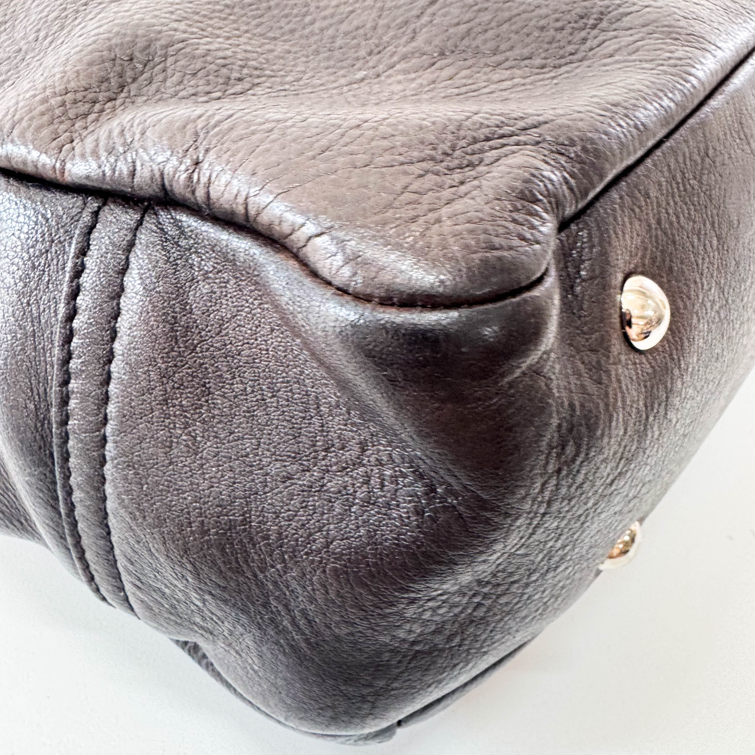 Archive Brown Leather Shoulder Bag