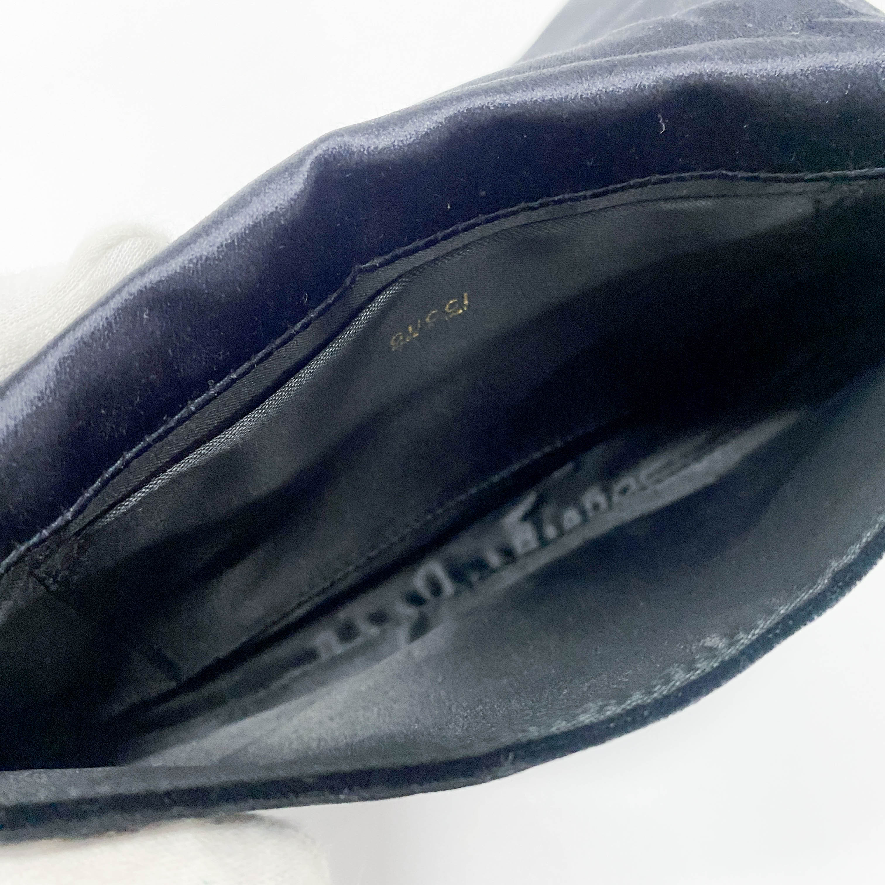 Black Satin Crossbody Bag