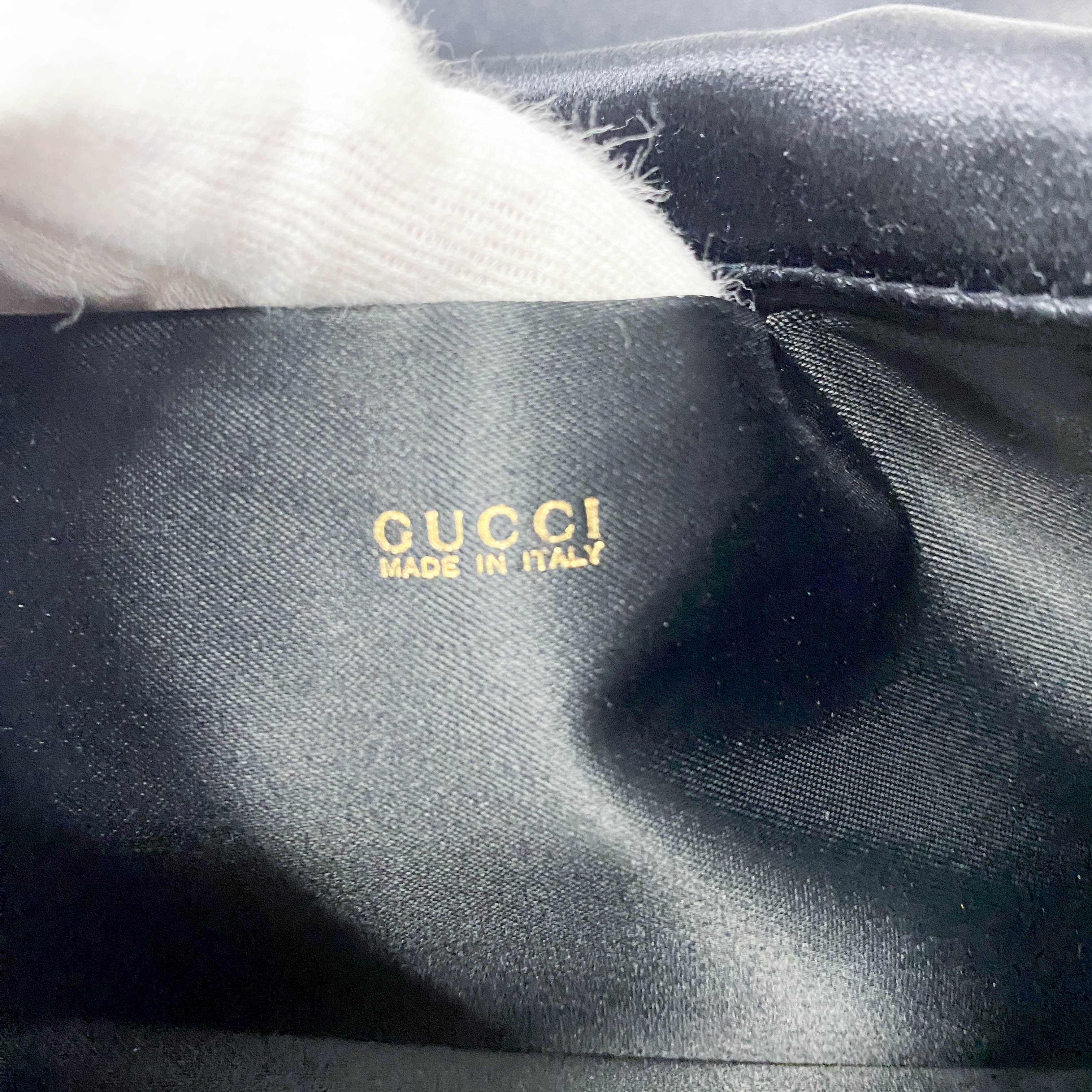 Black Satin Crossbody Bag