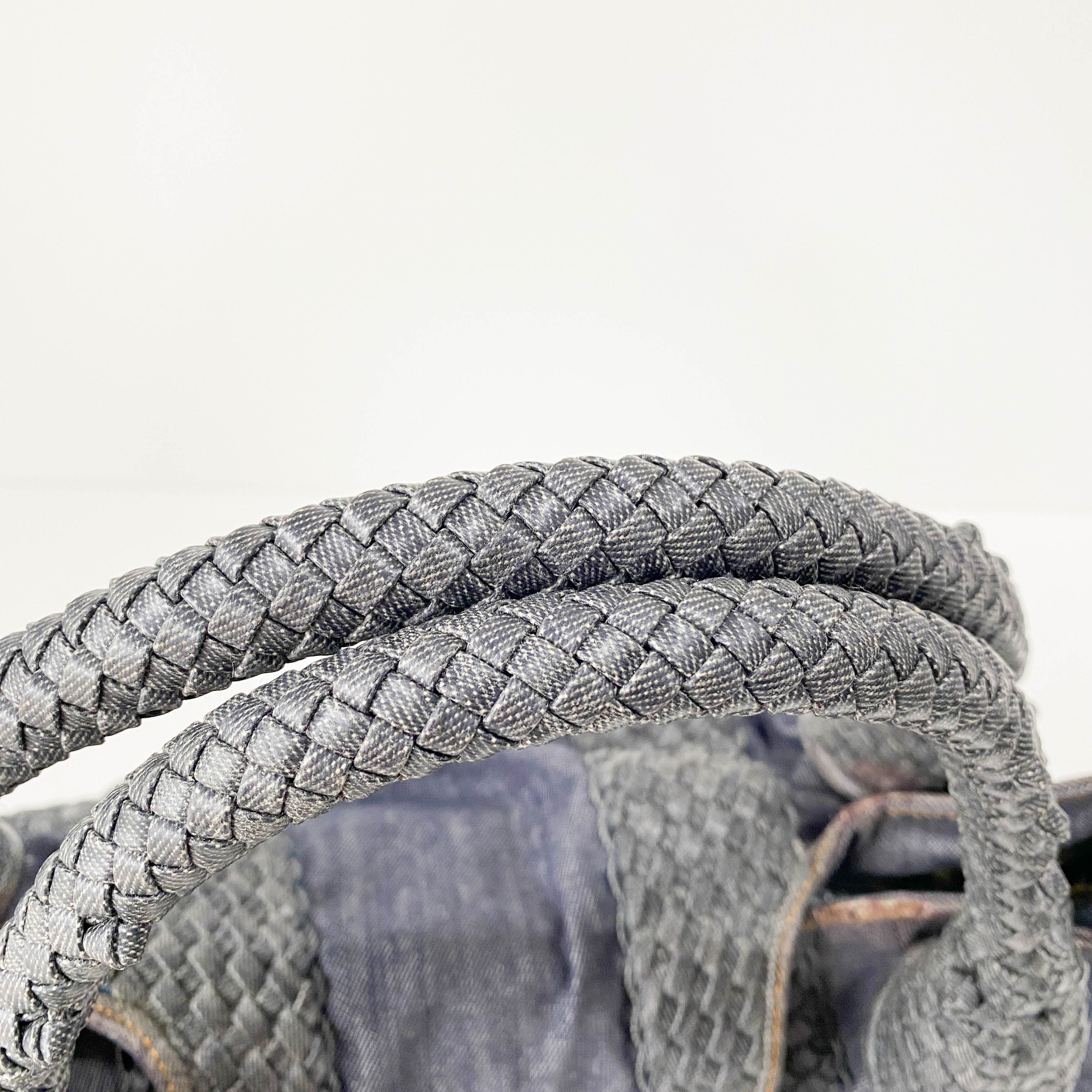 Spy Blue Denim Shoulder Bag