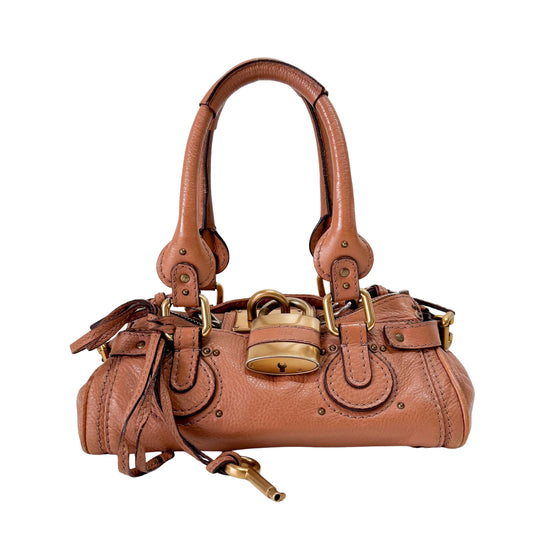Paddington Mini Brown Leather Shoulder Bag