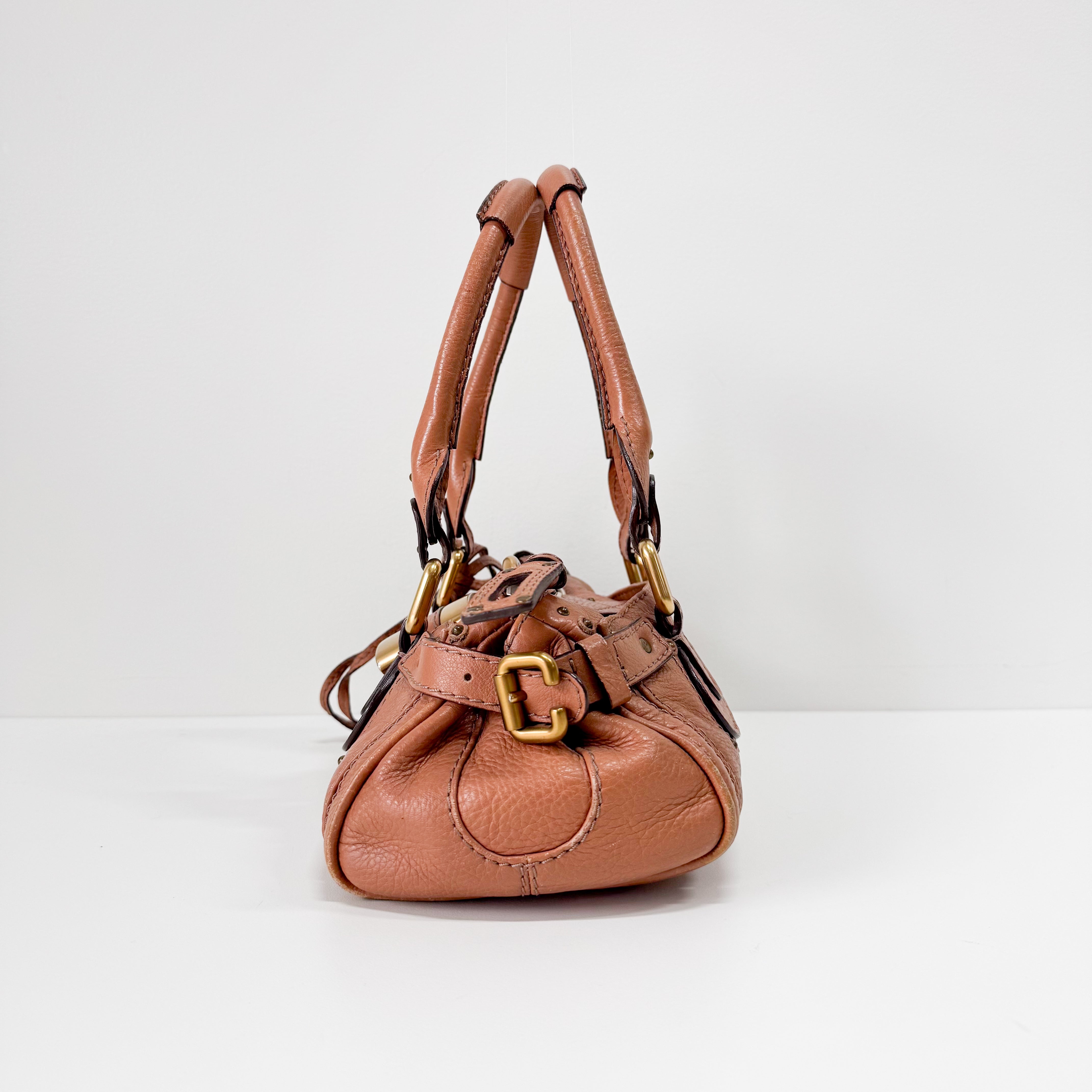 Paddington Mini Brown Leather Shoulder Bag