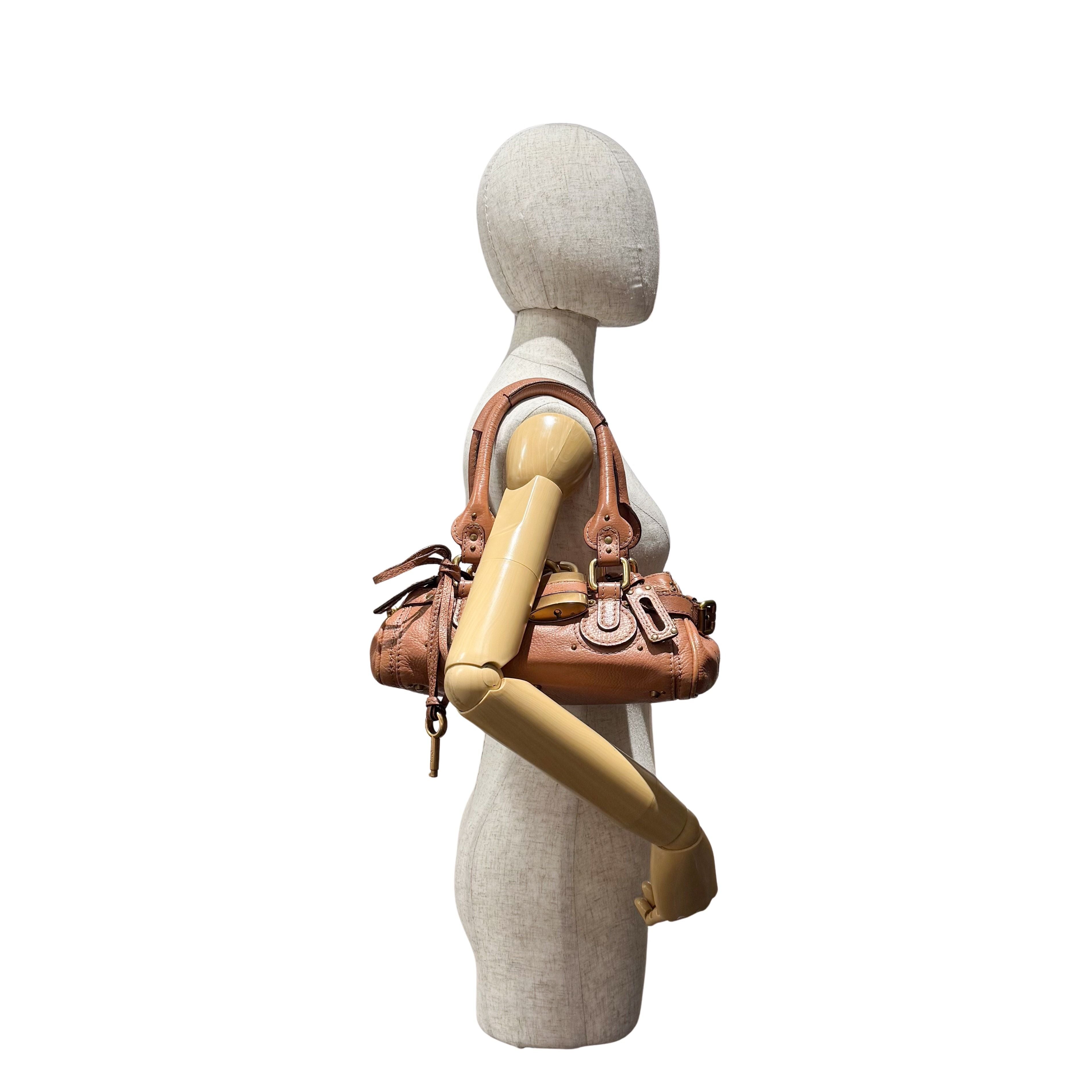 Paddington Mini Brown Leather Shoulder Bag