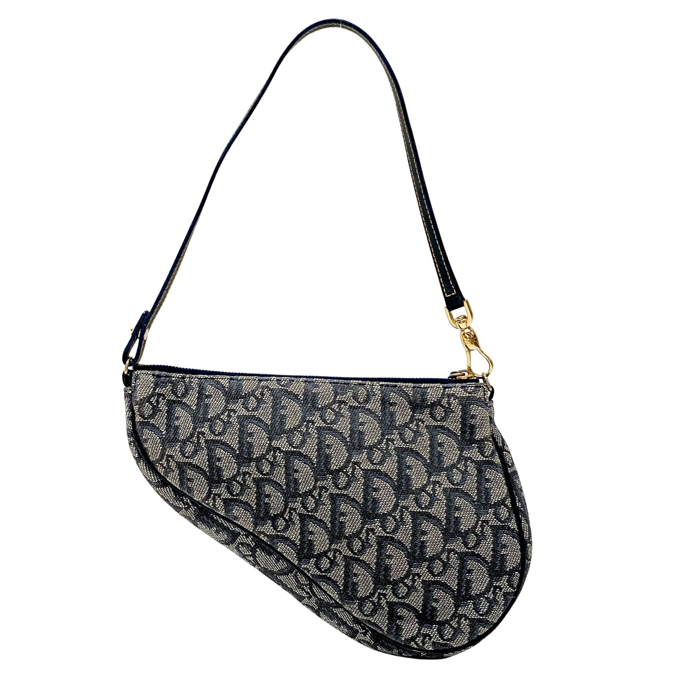 Trotter Saddle Blue Shoulder Bag