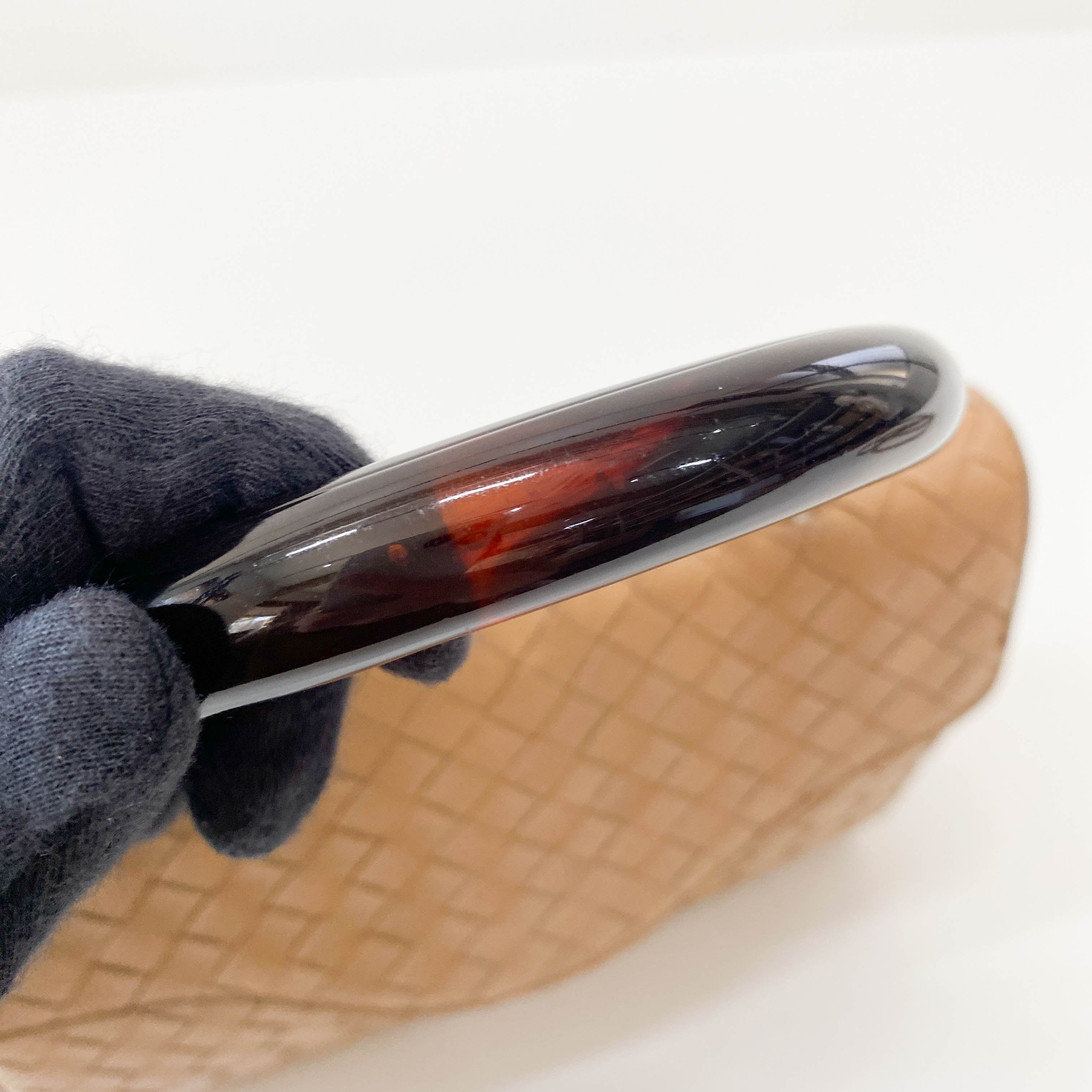 Intrecciato Mini Brown Leather Handbag